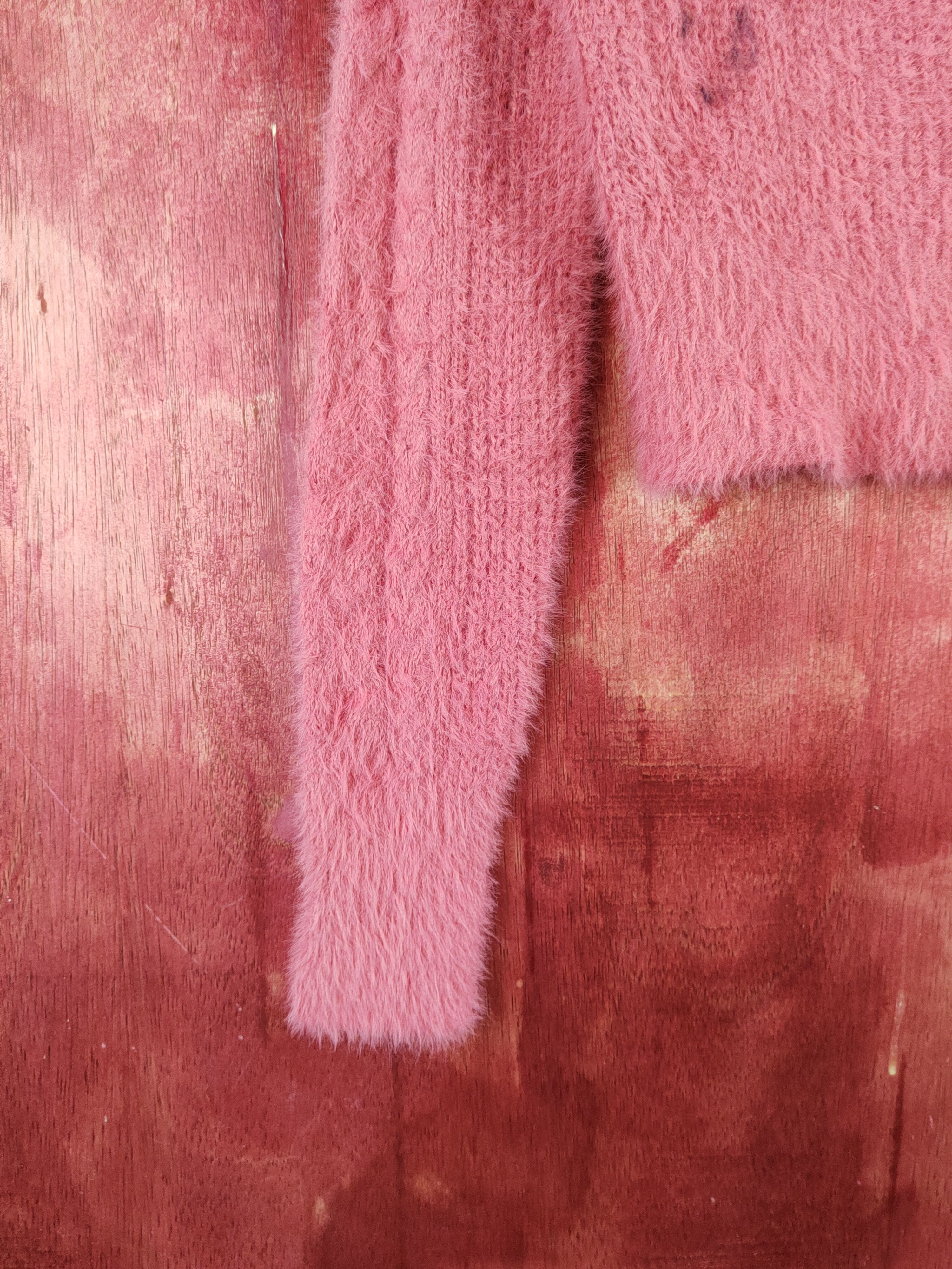 Japanese Brand × Vintage Cecil McBee Pink Shag Shaggy Fur Mohair Knitwear#S2020 Size M / US 6-8 / IT 42-44 - 4 Thumbnail