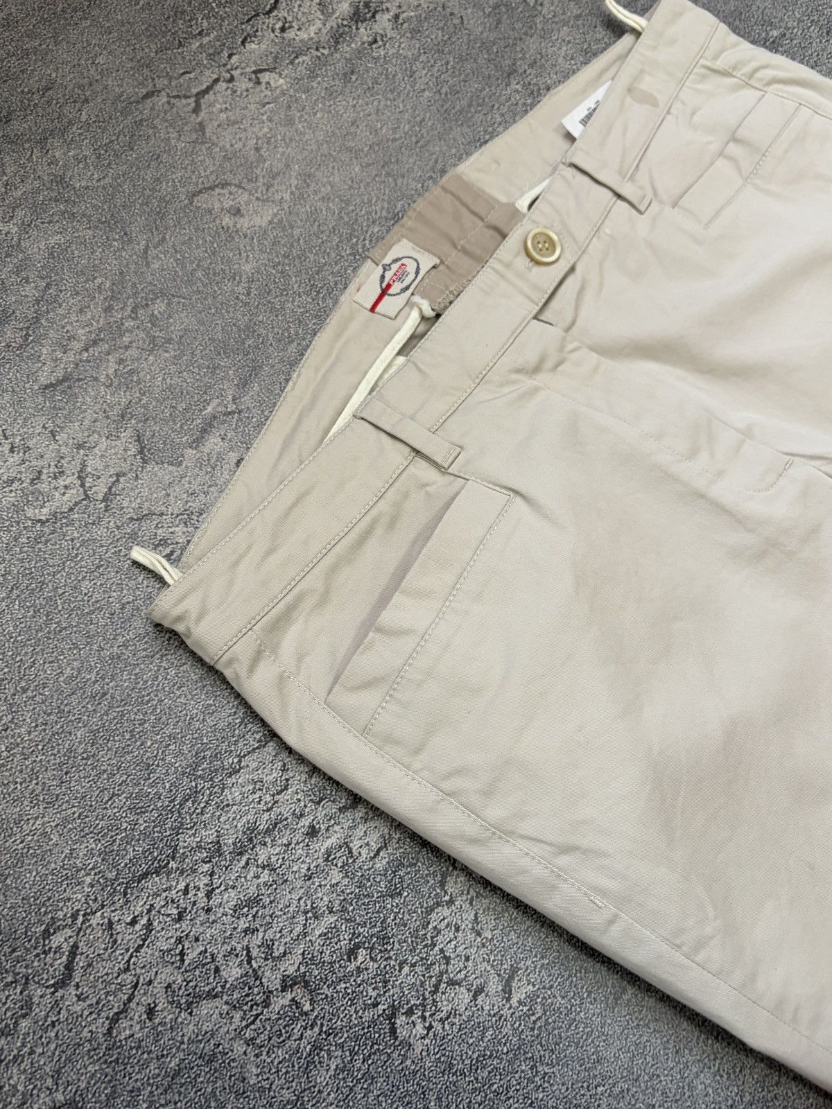 Prada PRADA Milano Beige Cotton Chino Designer Trousers IT 46 Size 32" / US 10 / IT 46 - 3 Thumbnail
