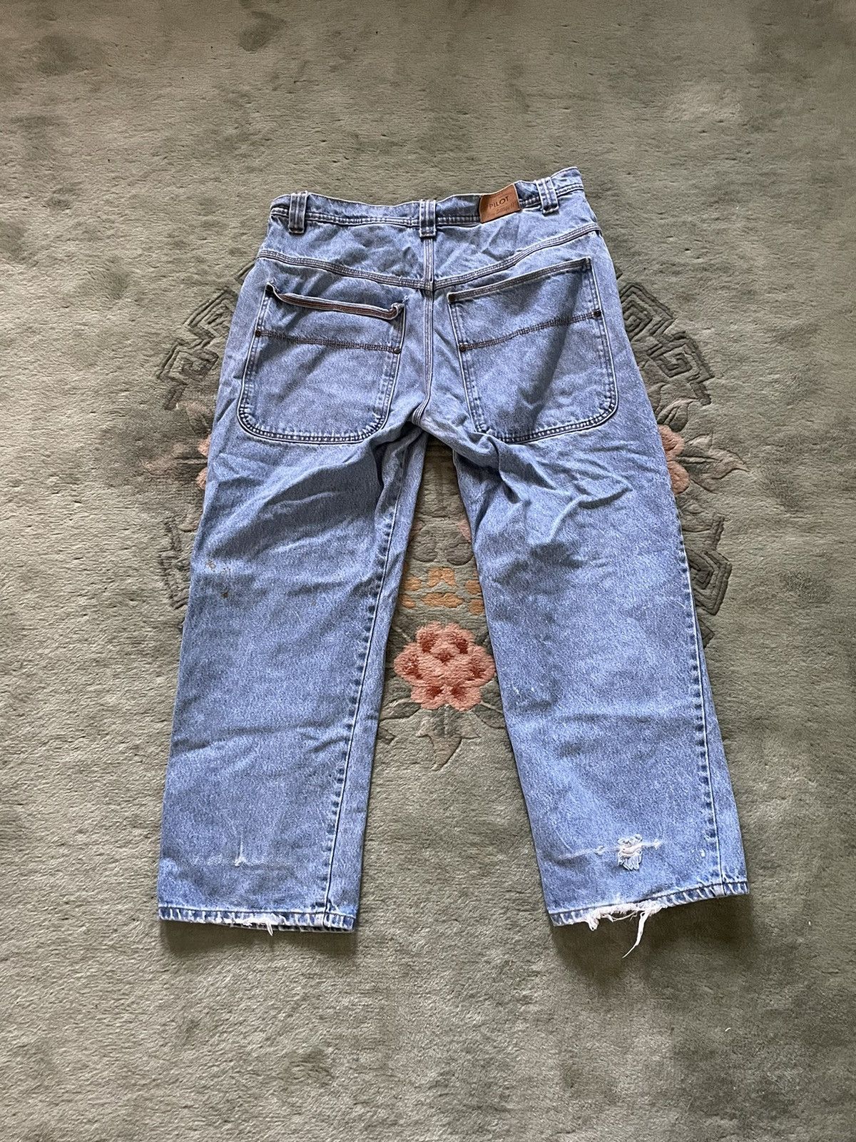 Levi's × Vintage Light Blue Vintage Pilot Jeans Size US 40 / EU 56 - 4 Thumbnail