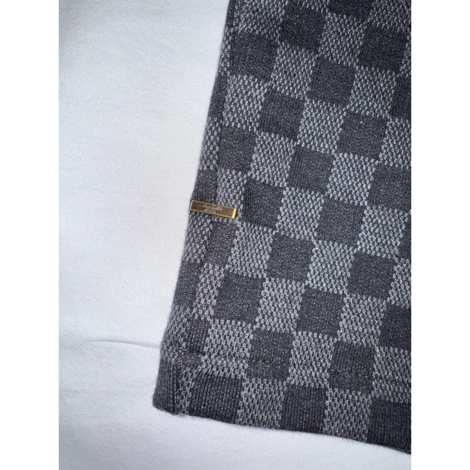 Louis Vuitton Louis Vuitton LVSE Damier Jacquard Gris Souri Grey Regular Size US 34 / EU 50 - 7 Thumbnail