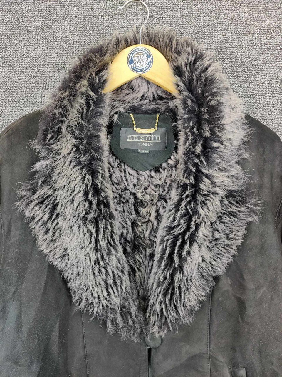 Japanese Brand Rare 🔥 Renoir Donna Faux Fur Suede Leather Jacket Size US L / EU 52-54 / 3 - 9 Thumbnail