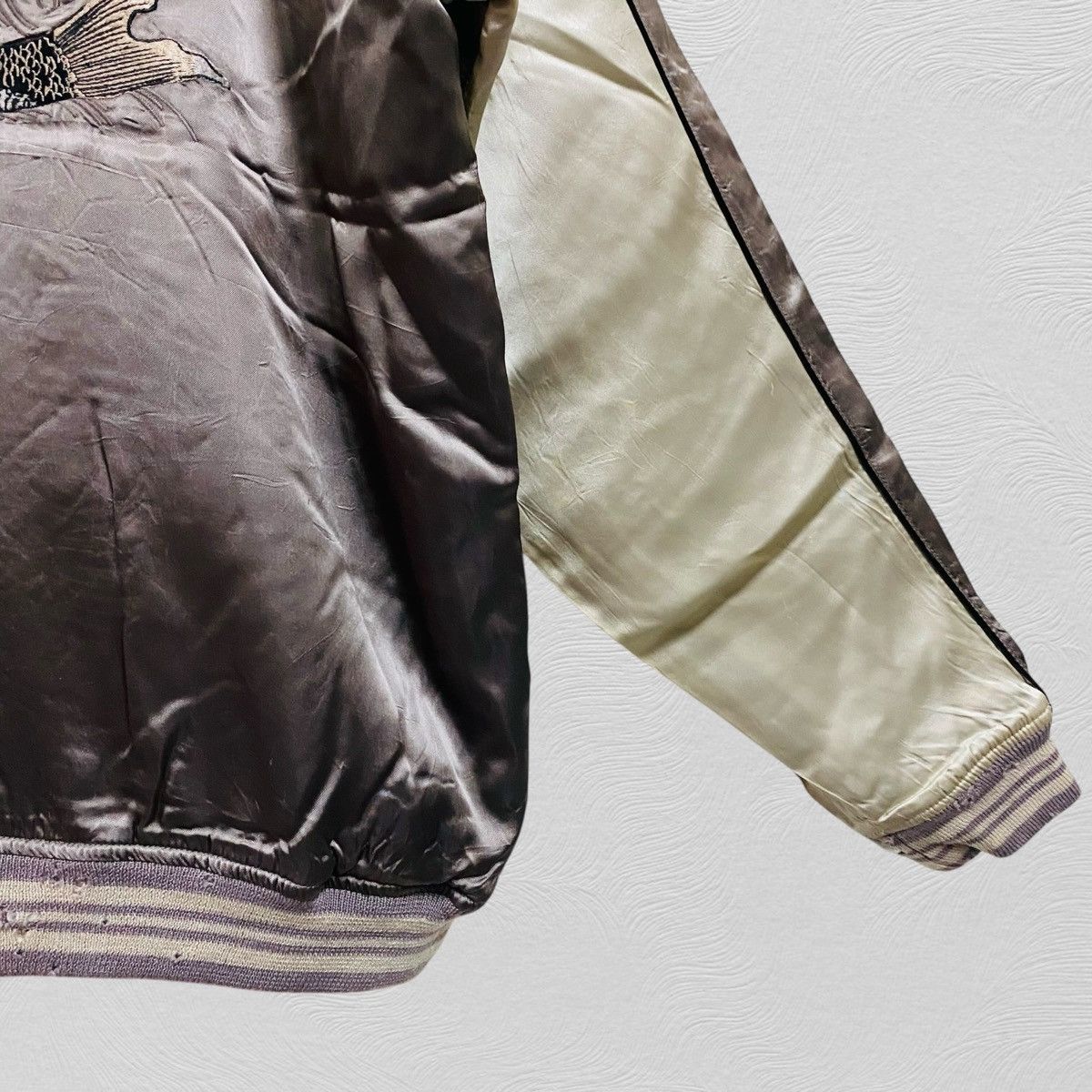Japanese Brand Rare karakuri generation sukajan koi jacket distressed Size US L / EU 52-54 / 3 - 12 Thumbnail