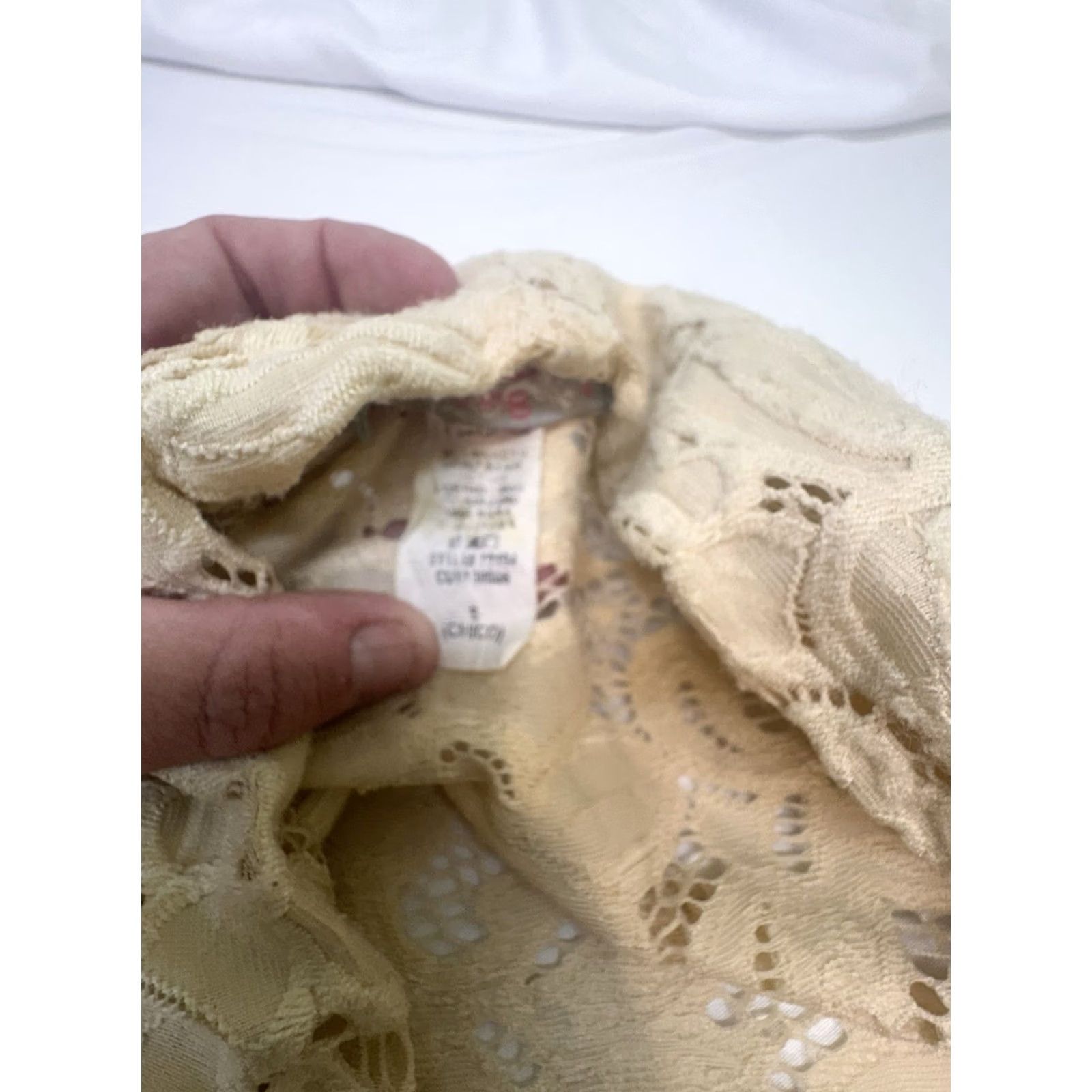 PrettyLittleThing Pretty young Thing White Kimono Duster Size 4 Boho Hippie Flora Lacs Size S / US 4 / IT 40 - 7 Thumbnail
