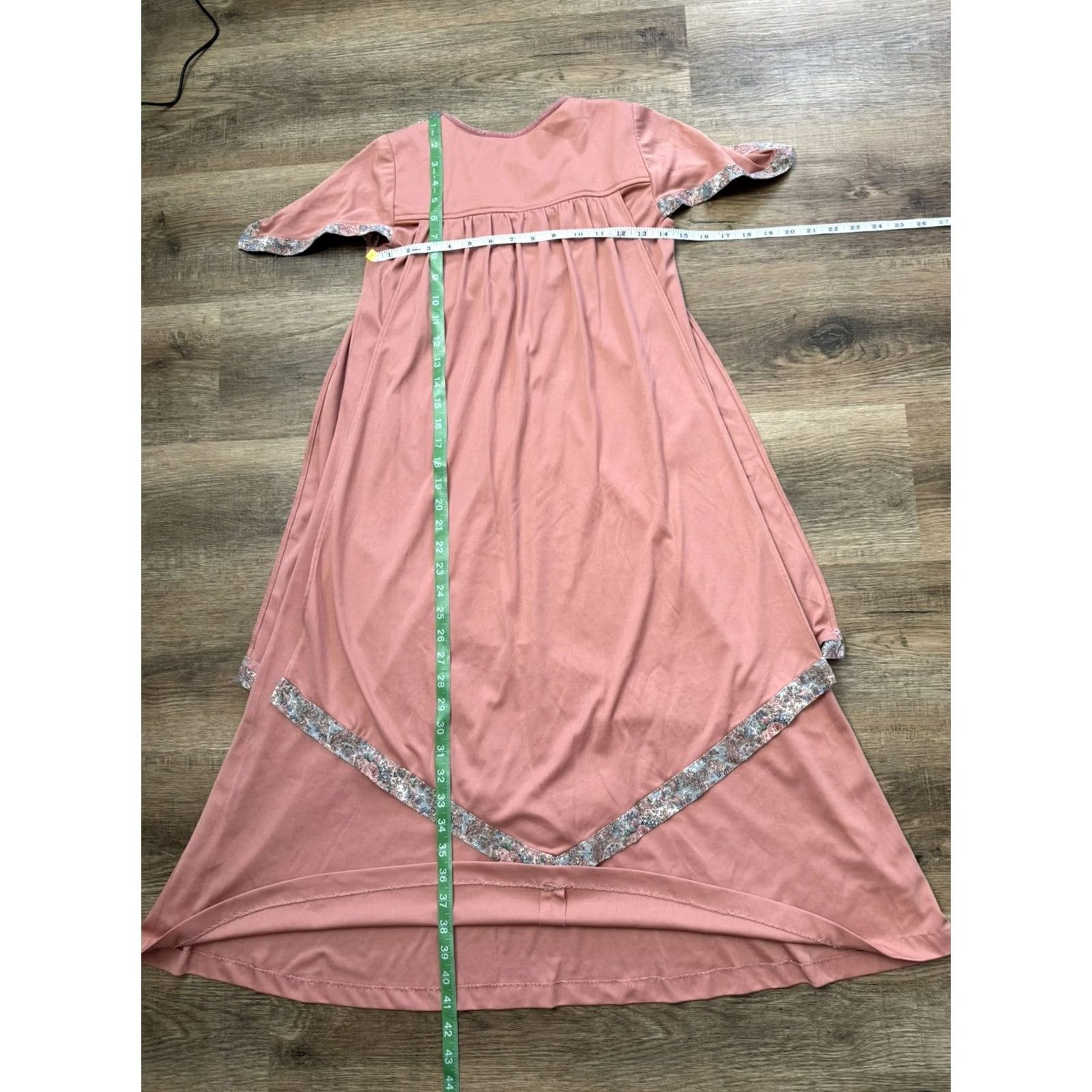 Vintage VINTAGE Young Edwardian Maxi Dress Bohemian 70s Arpeja Pink Size 5 Womens GUC Size S / US 4 / IT 40 - 4 Thumbnail