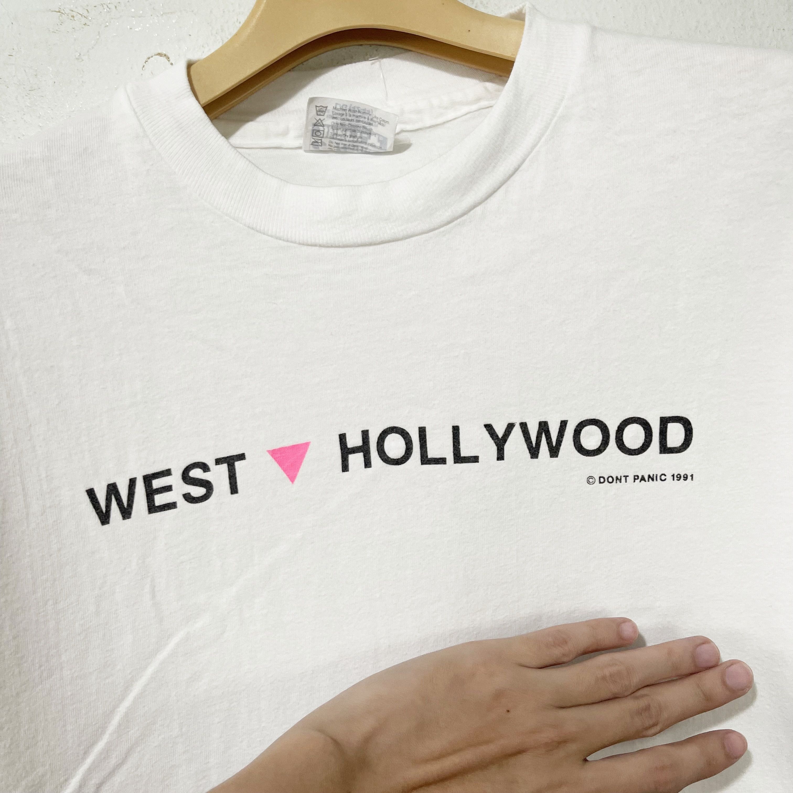 Vintage Vintage 1991 West Hollywood T-Shirt Size US L / EU 52-54 / 3 - 2 Thumbnail