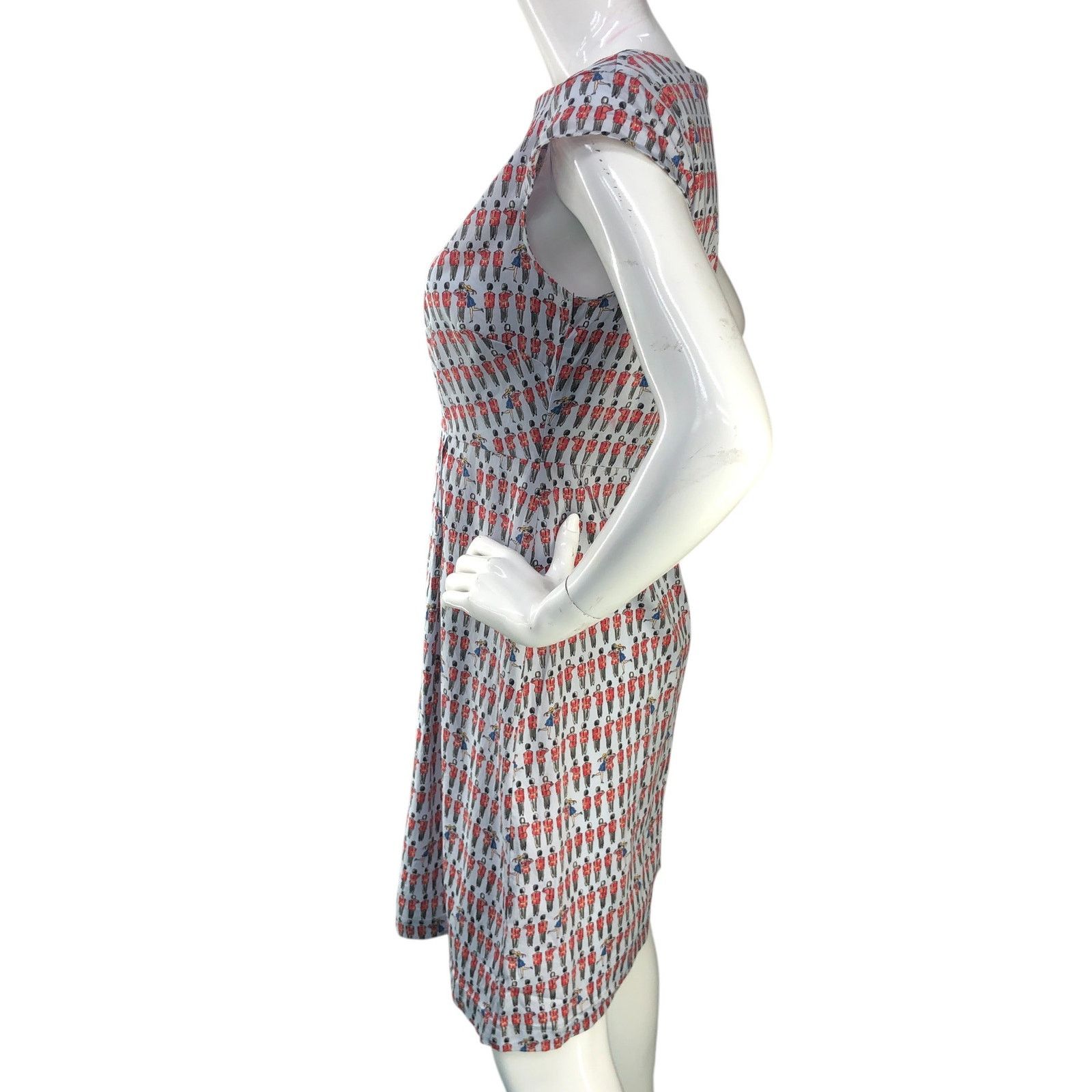 Savile Row The Savile Row Company Sz 2 Dress Royal Guard Novelty Print Size XS / US 0-2 / IT 36-38 - 5 Thumbnail