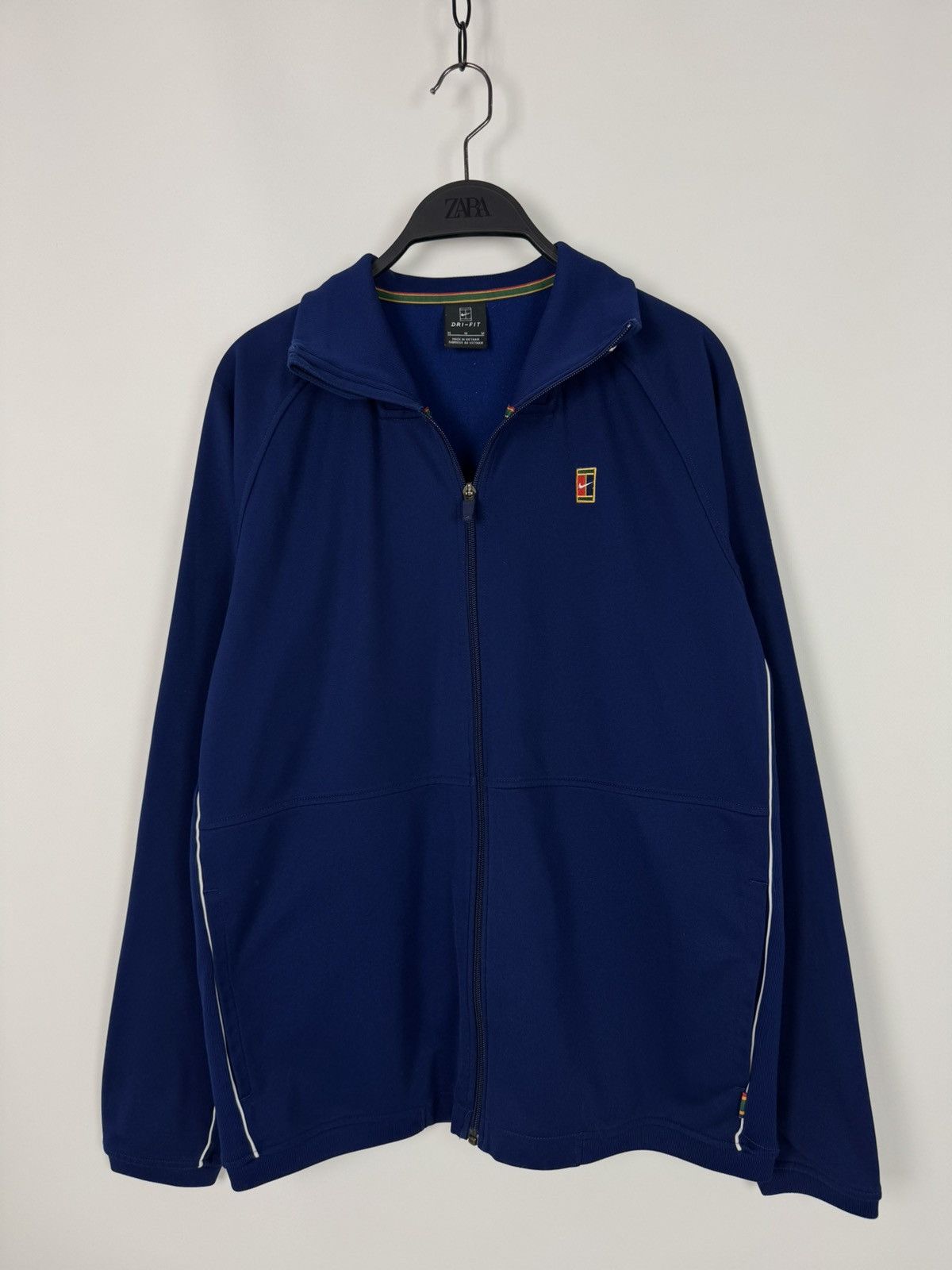 Nike Nike Court Essential Blue Track Top Jacket Size US M / EU 48-50 / 2 - 1 Thumbnail