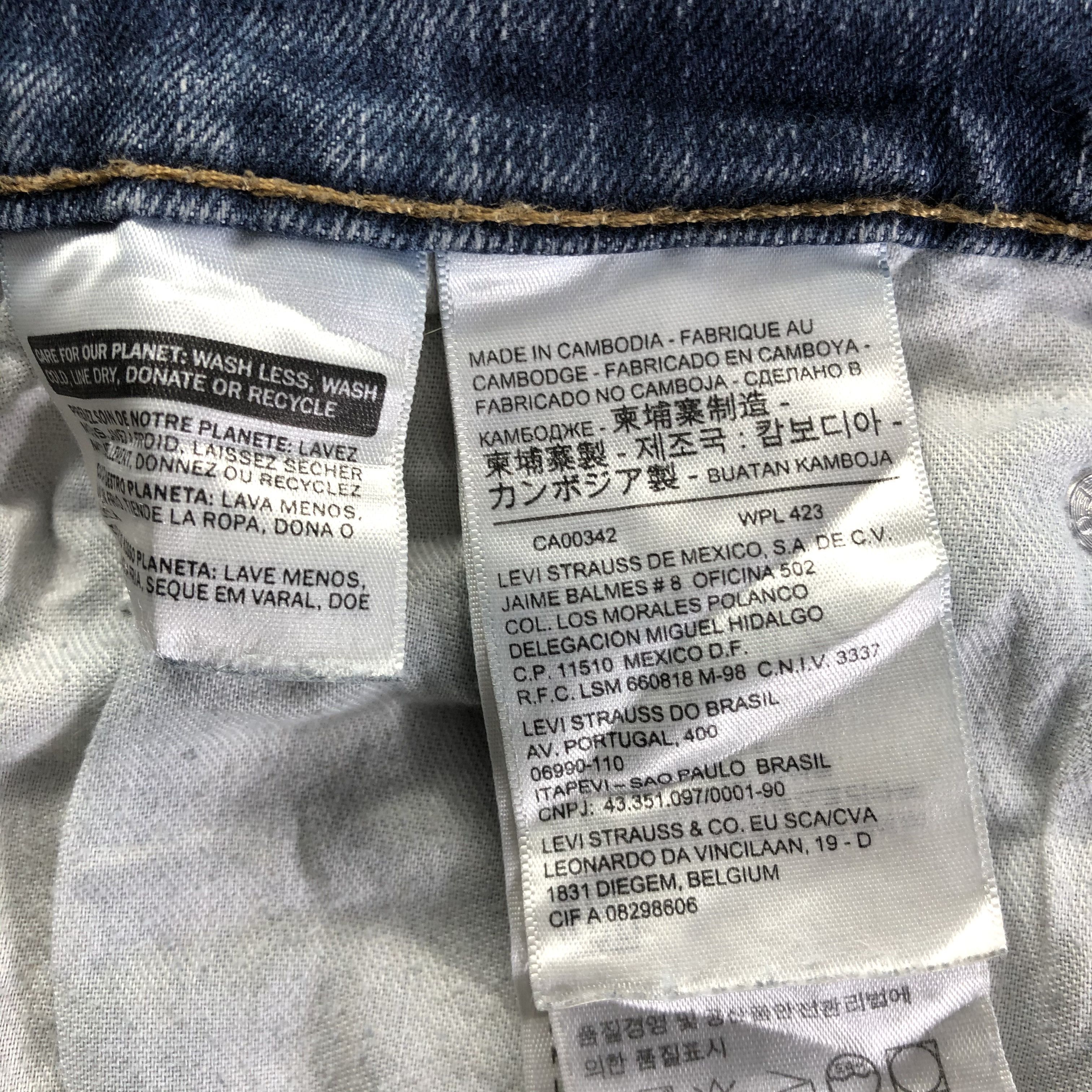 Levi's Vintage Levis 511 Jeans-J4204 Size US 34 / EU 50 - 10 Thumbnail