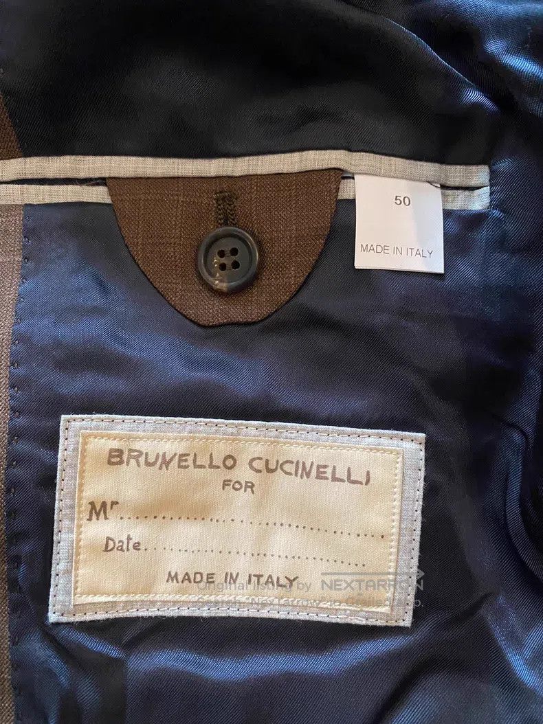 Brunello Cucinelli brunello cucinelli Double-breasted Suit Set, Plaid, Wool L Size 50L - 8 Thumbnail
