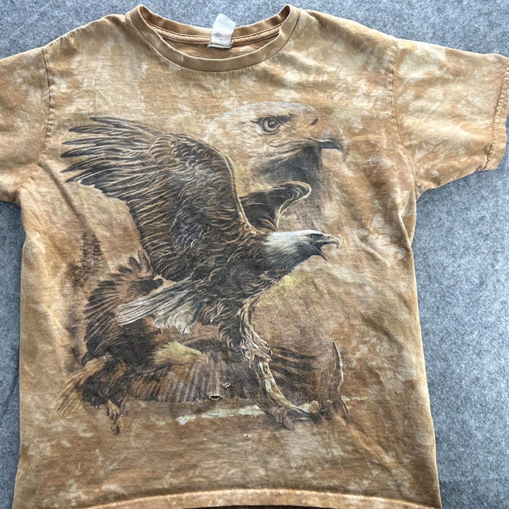Hudson Vintage Hudson Leather T-Shirt Men Large Brown Eagle Graphic Biker Motorcycle 90s Size US L / EU 52-54 / 3 - 3 Thumbnail