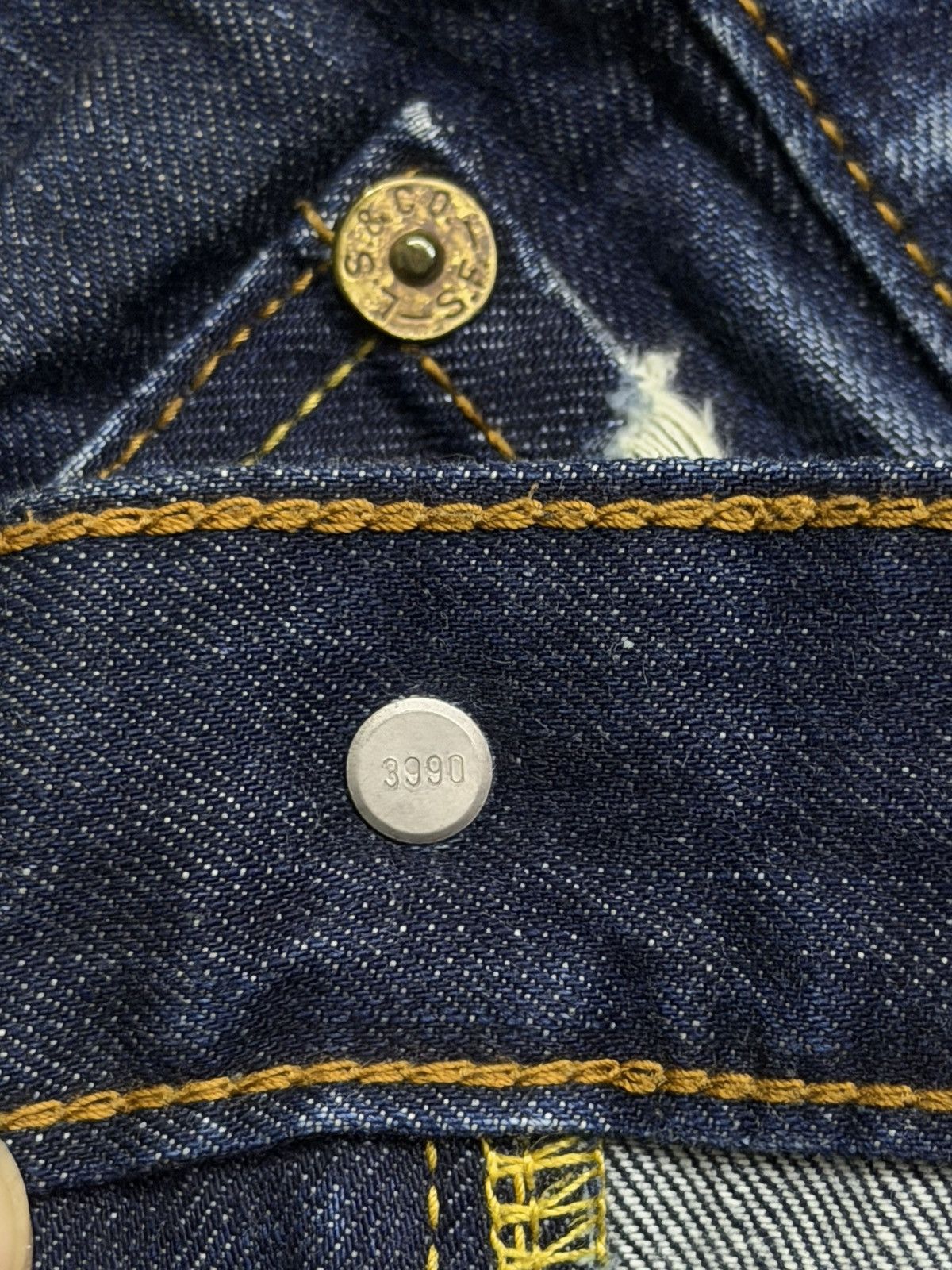 Levi's Vintage Levi’s 502 Denim Jeans | Whisker Wash Distressed W30 Size US 30 / EU 46 - 10 Thumbnail
