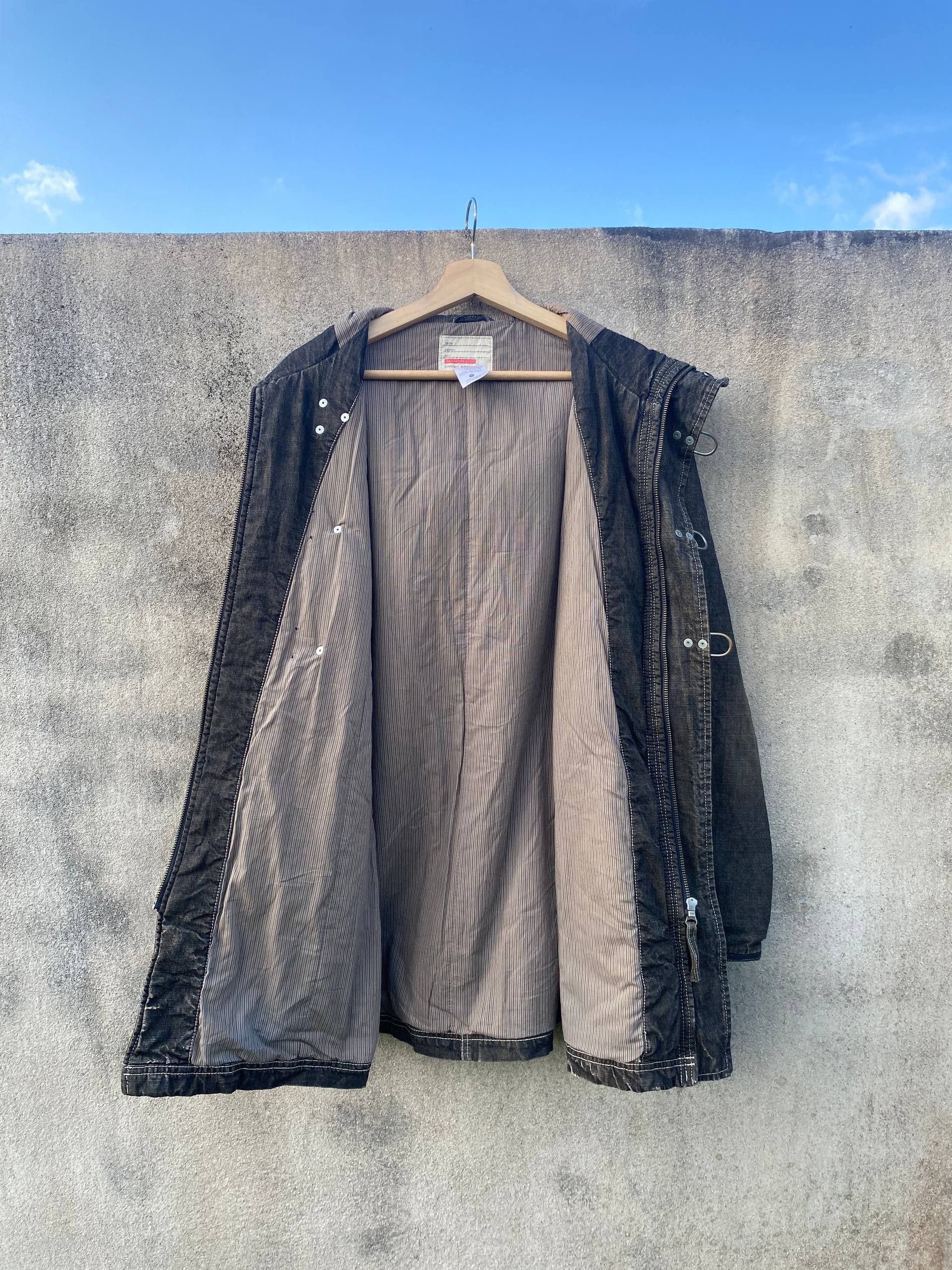 If Six Was Nine Allix+Design Y2K Japanese Grunge Fur Fireman Clasp Jacket Size US L / EU 52-54 / 3 - 12 Thumbnail