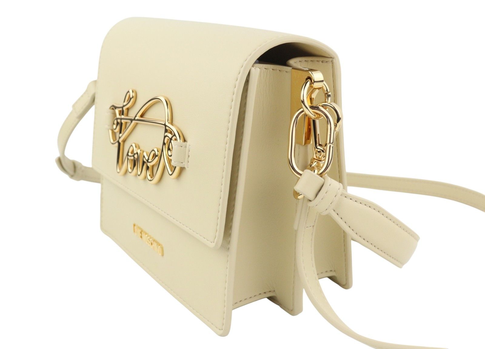 Love Moschino BORSA PU SOUL OS Beige Logo Crossbody 87745 Size ONE SIZE - 6 Thumbnail
