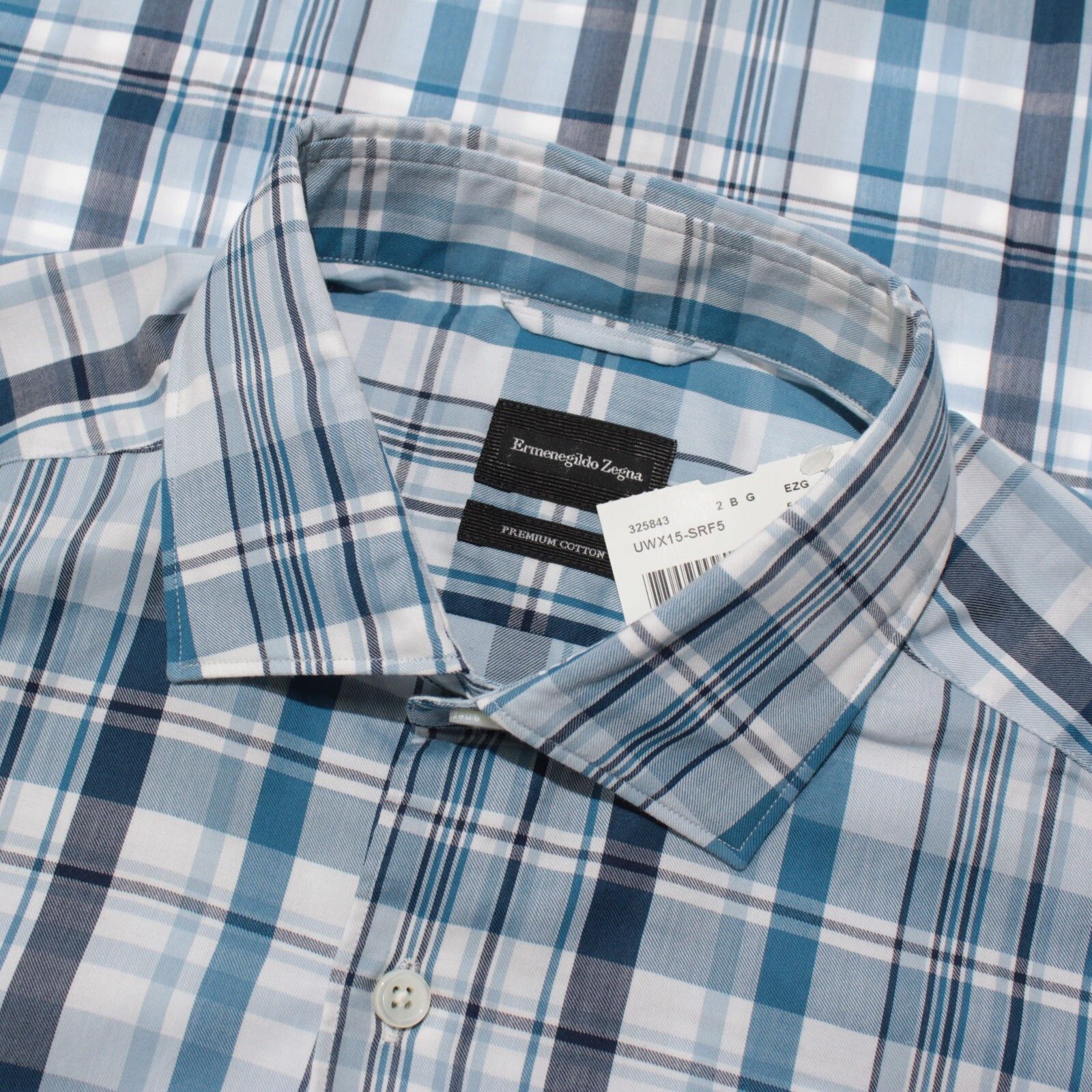 Ermenegildo Zegna New without tags Shirt Size M US In Blue