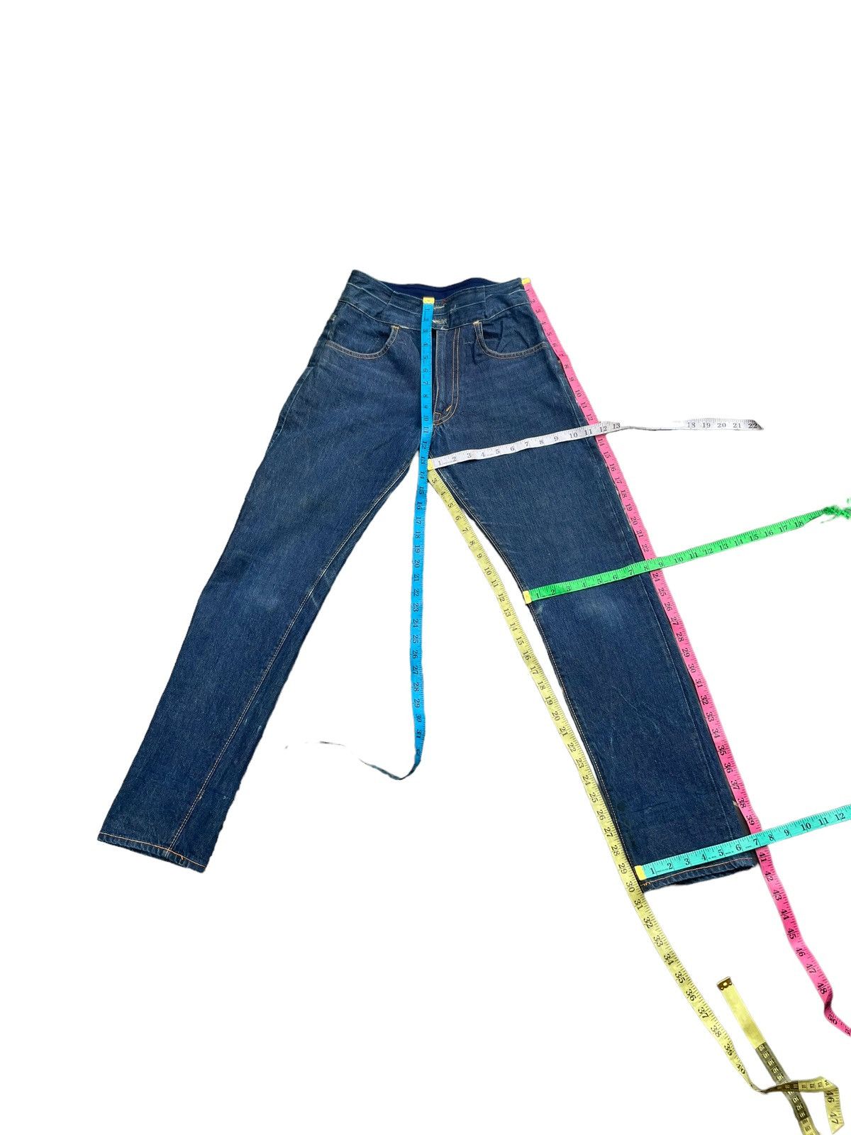 Japanese Brand × Vintage Vintage Unknown Selvedge Rework Denim Size 27" / US 4 / IT 40 - 18 Thumbnail