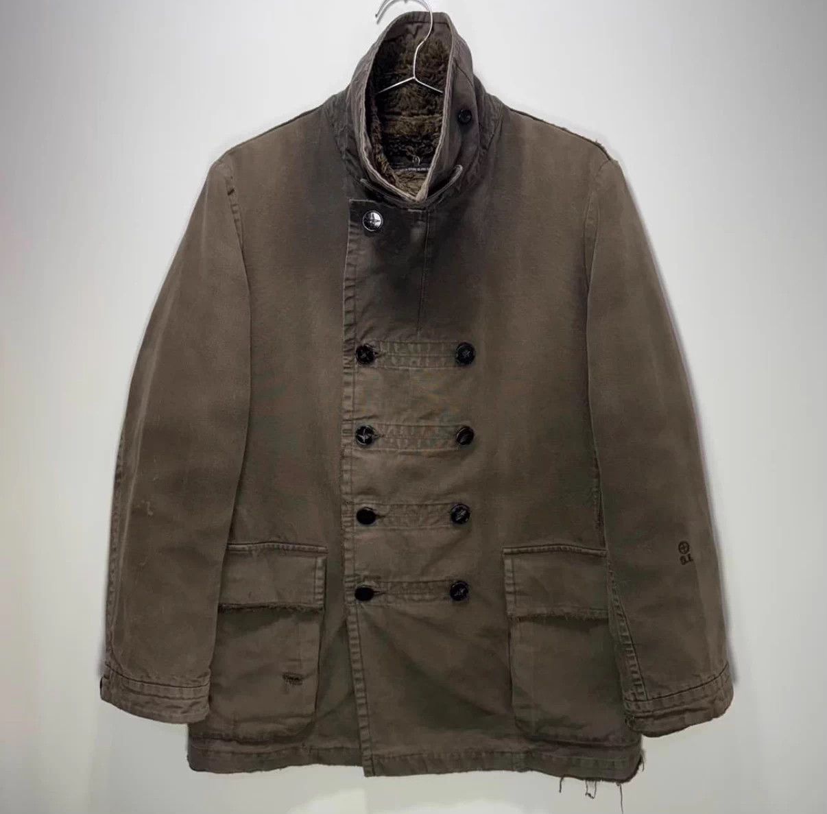 Stone Island Stone Island 90s Washed Distressed Cotton Jacket Size US M / EU 48-50 / 2 - 1 Thumbnail