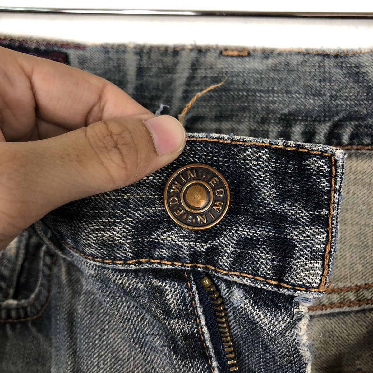 Japanese Brand ☄️90’s DISTRESSED DENIM JEANS EDWIN 503 MADE IN JAPAN Size US 30 / EU 46 - 14 Thumbnail