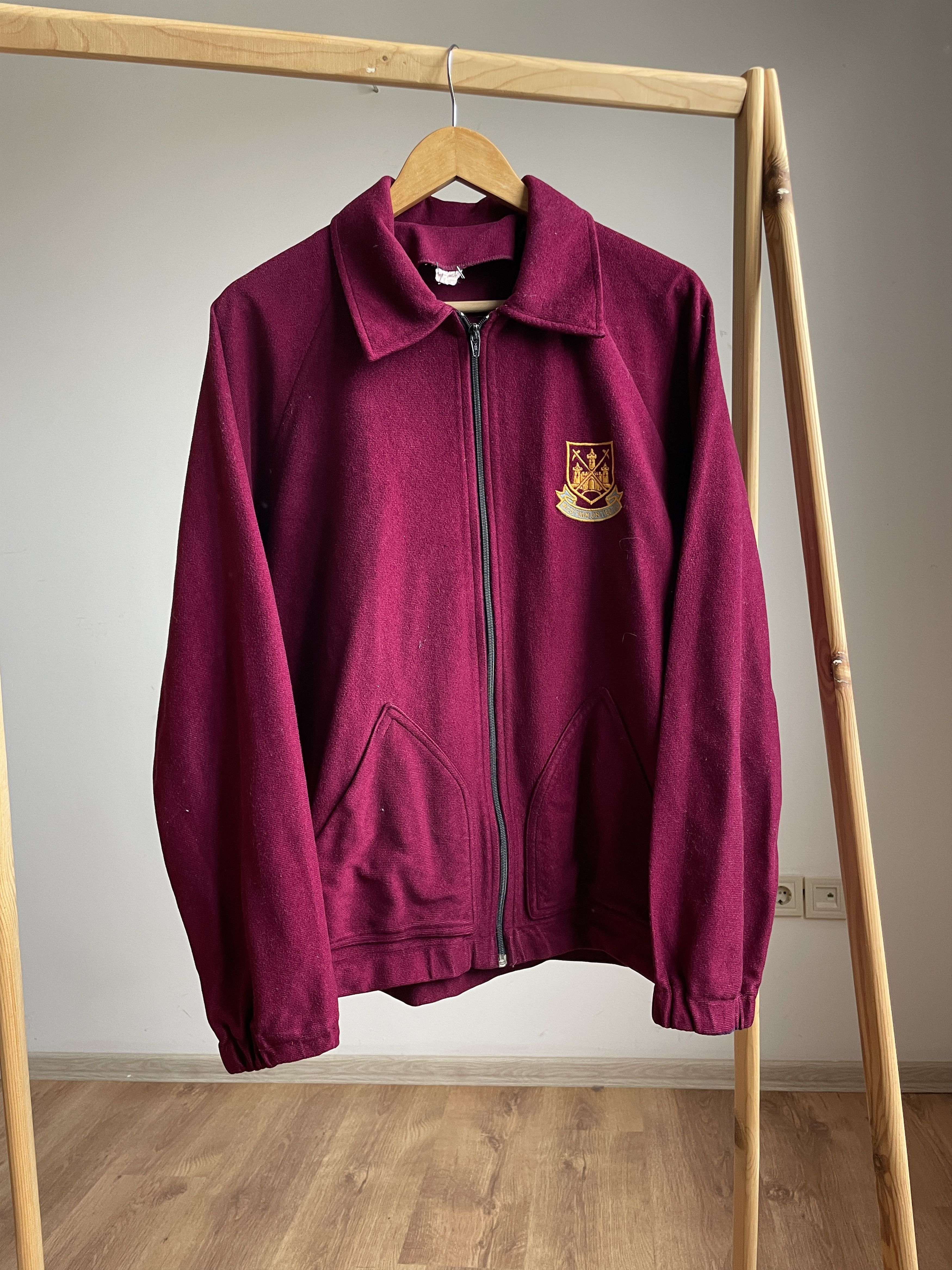 Vintage Westham United FC Vintage 80's 90's Jacket Size M Size US M / EU 48-50 / 2 - 1 Thumbnail