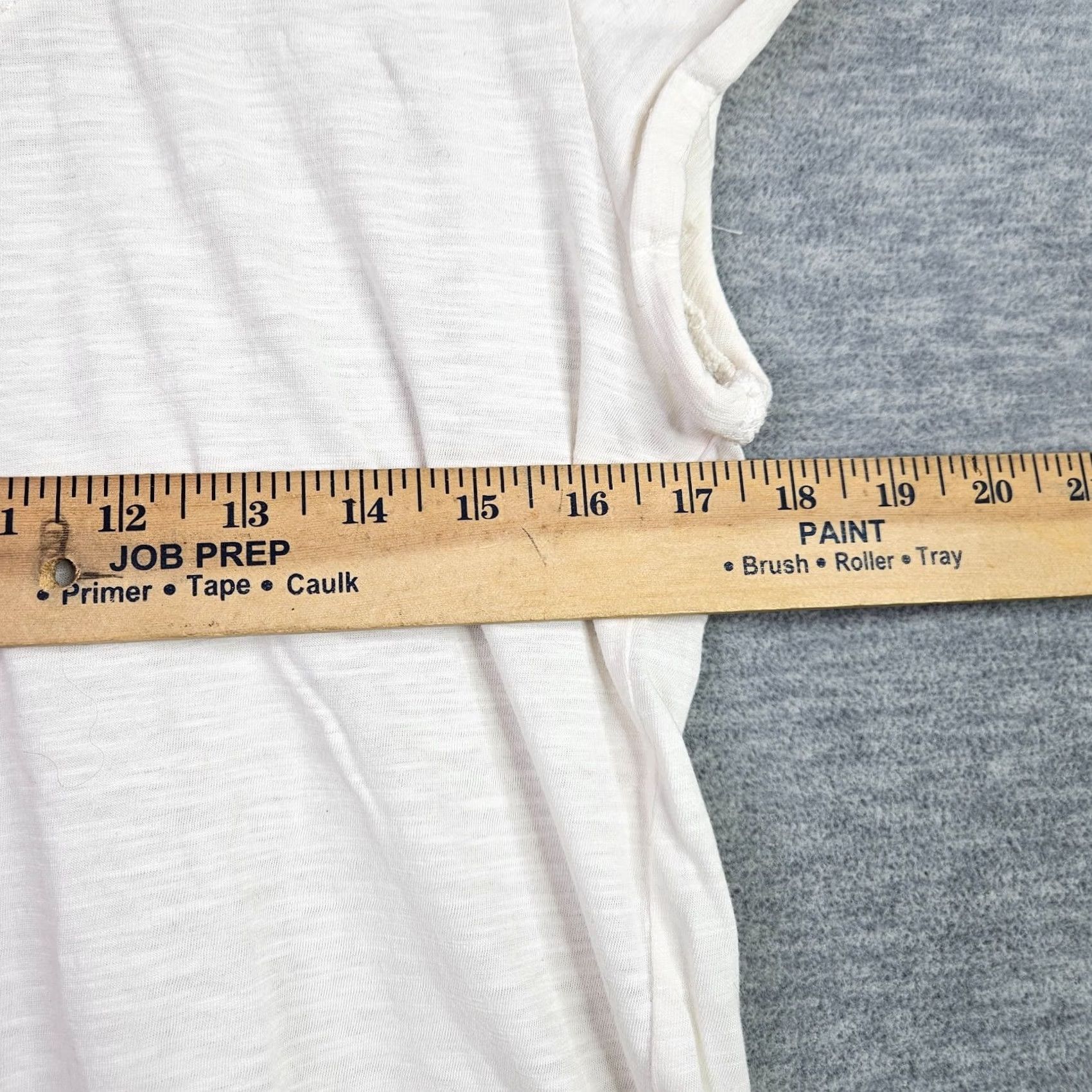 Anthropologie Pilcro Anthropologie Women’s SP Ivory Short Sleeve T-Shirt Top Knit Cotton Blend Regular round neck Basic Casual All Seasons Size S / US 4 / IT 40 - 5 Thumbnail