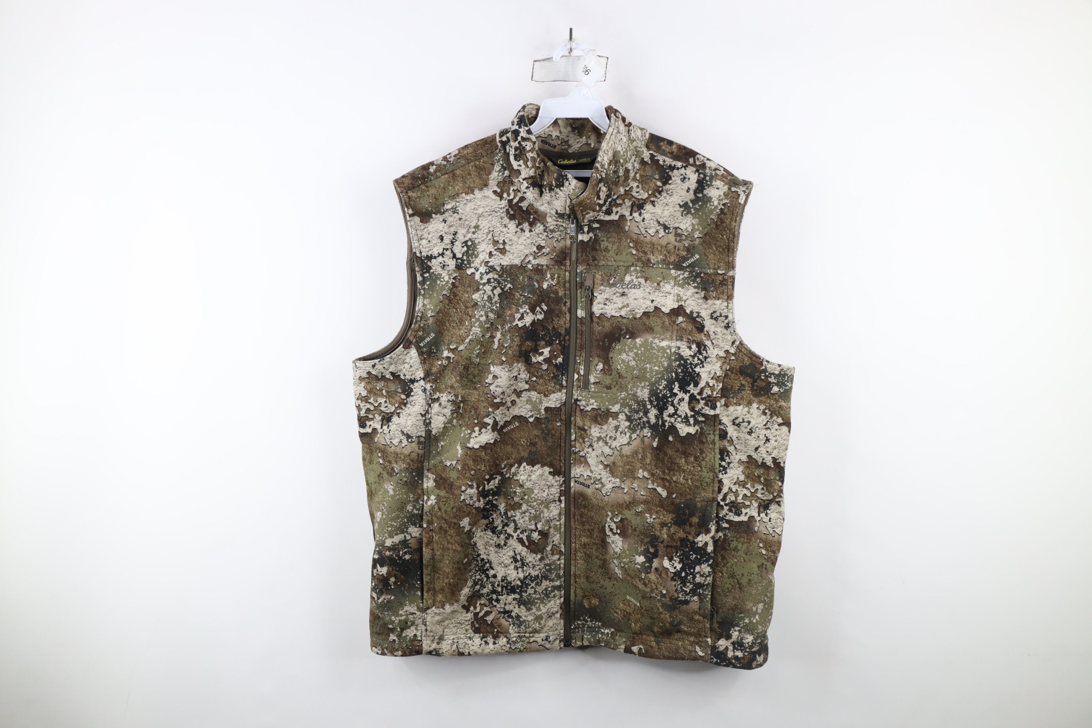 Cabelas × Vintage Vintage Cabelas Camouflage Chamois Soft Cloth Vest Jacket Size US XXL / EU 58 / 5 - 1 Thumbnail