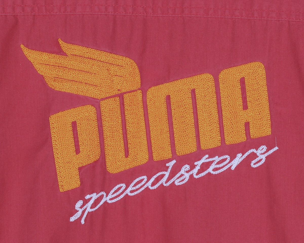 Puma × Vintage PUMA Speedsters Vintage Red Short Sleeve Shirt Size US XL / EU 56 / 4 - 14 Thumbnail