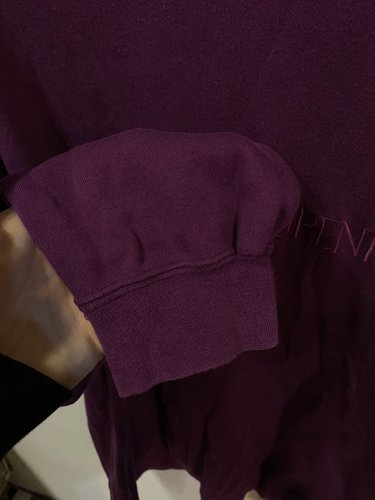 Yves Saint Laurent Magenta 90’s YSL Sweatshirt Big Logo Size US L / EU 52-54 / 3 - 9 Thumbnail