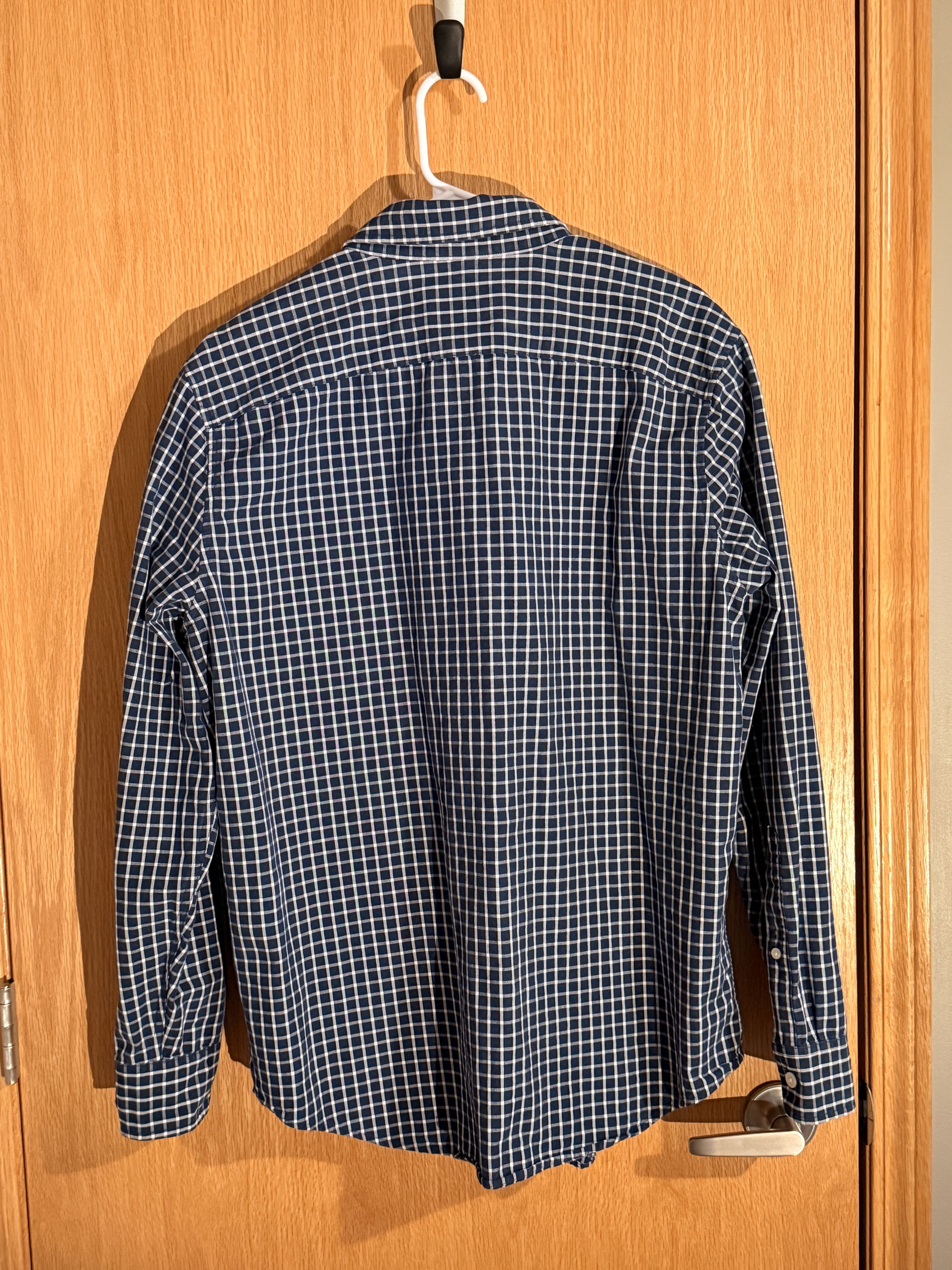 Abercrombie & Fitch Abercrombie & Fitch Blue White Plaid Button Down Size US XL / EU 56 / 4 - 4 Thumbnail