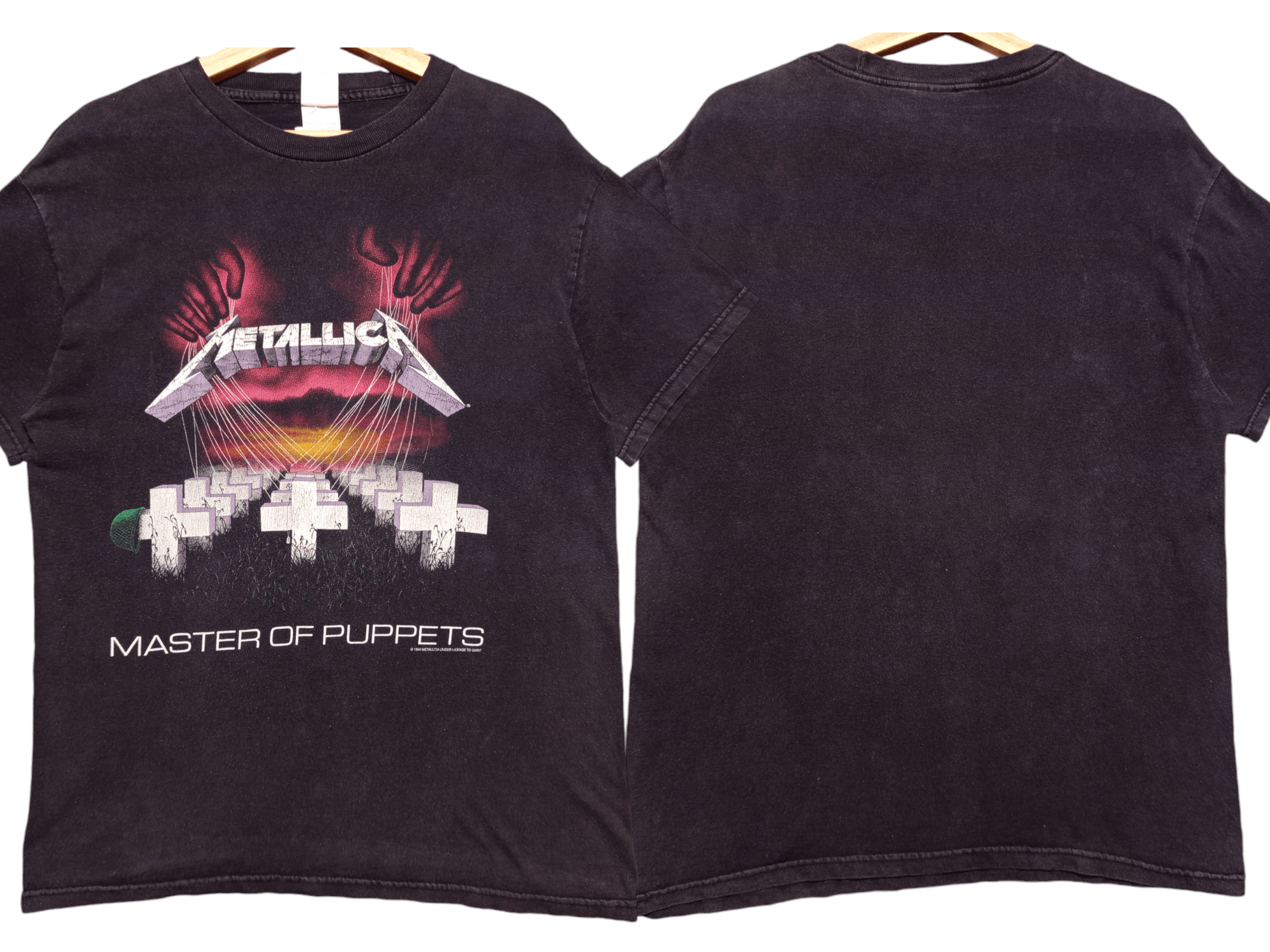 Band Tees Vintage 90s Metallica Master Of Puppets Size US M / EU 48-50 / 2 - 1 Thumbnail
