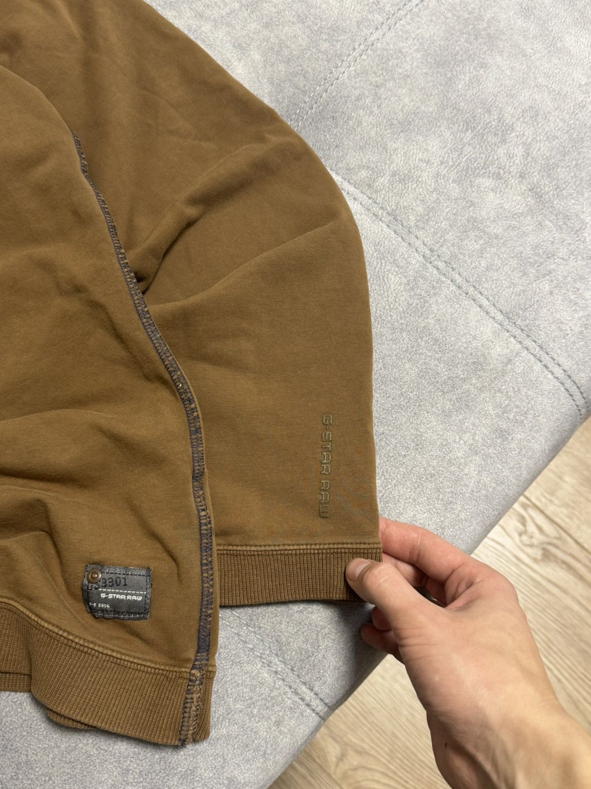G-Star Vintage G-Star Raw big logo Y2K brown hoodie size Xl mens Size US XL / EU 56 / 4 - 6 Thumbnail