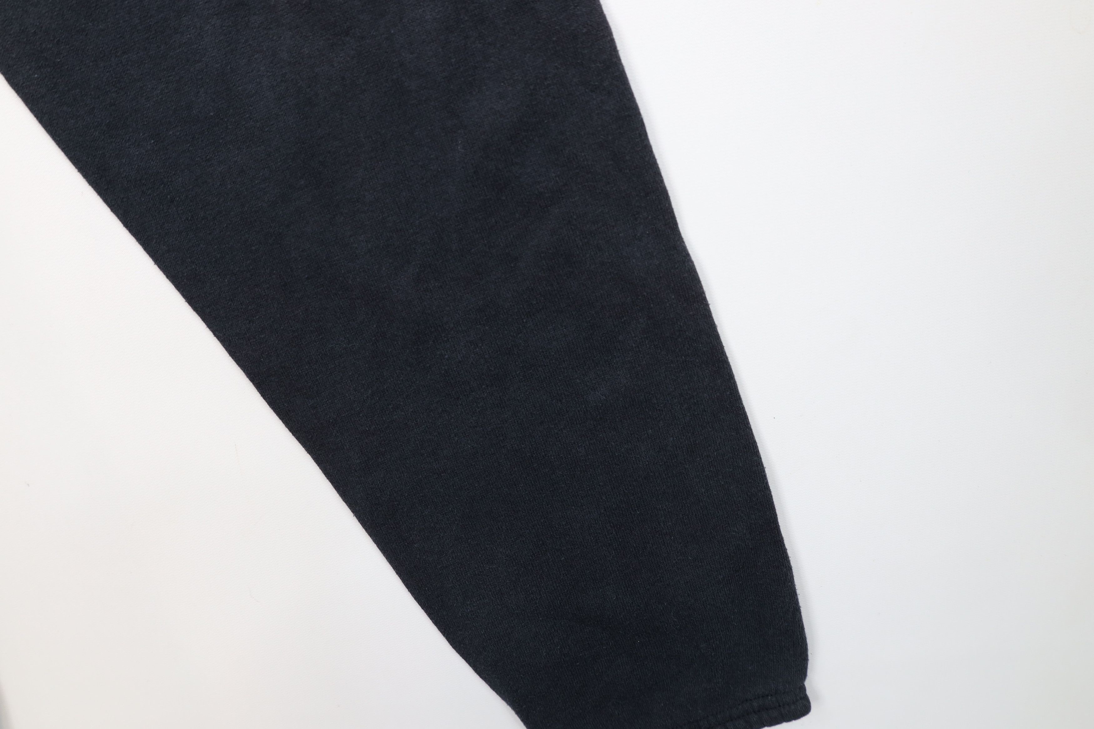 Vintage Vintage 90s Streetwear Cuffed Sweatpants Joggers Black USA Size 26" / US 2 / IT 38 - 5 Thumbnail