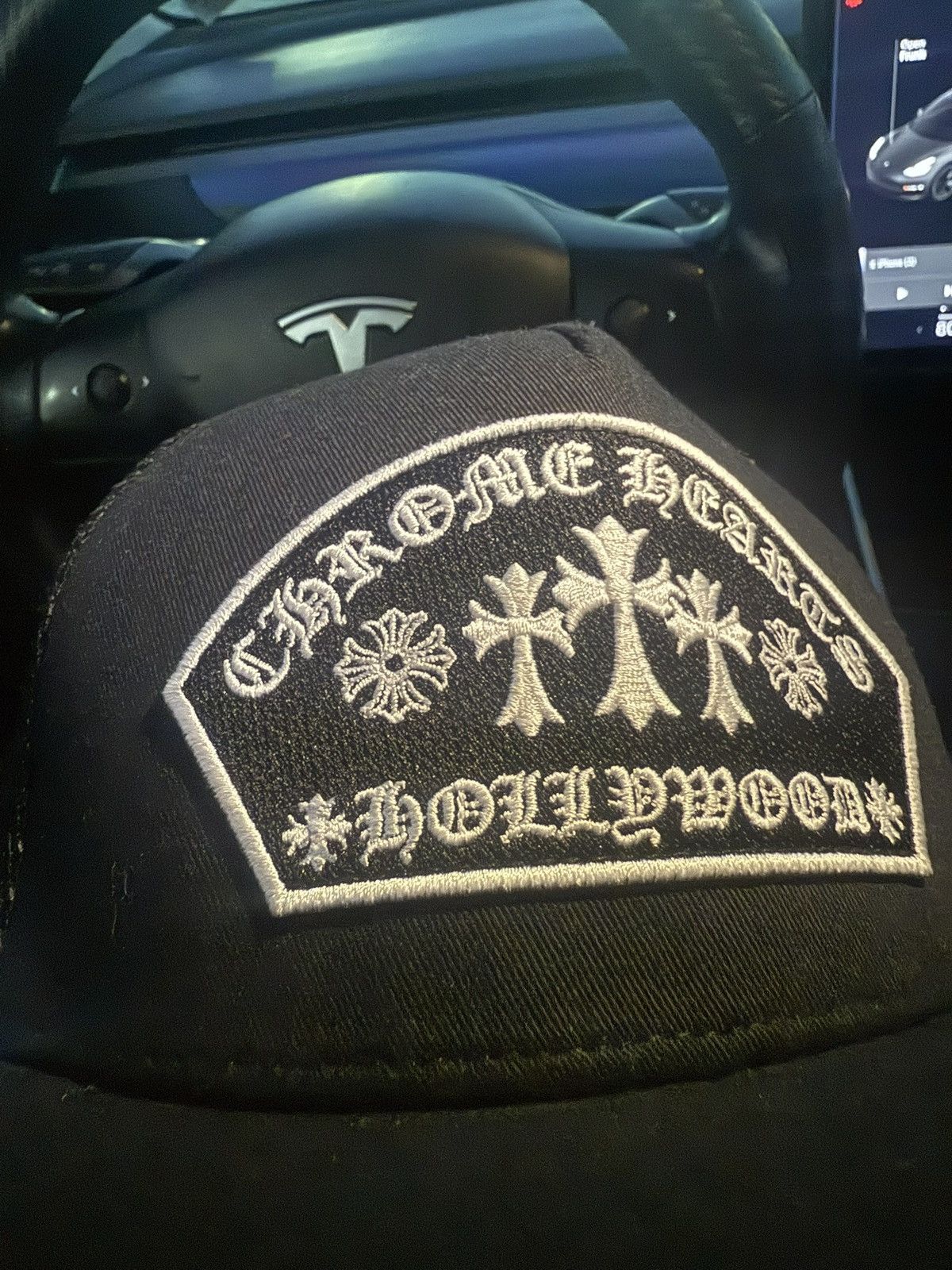 Chrome Hearts CHROME HEART TRIPLE CROSS HOLLYWOOD TRUCKER Size ONE SIZE - 9 Thumbnail