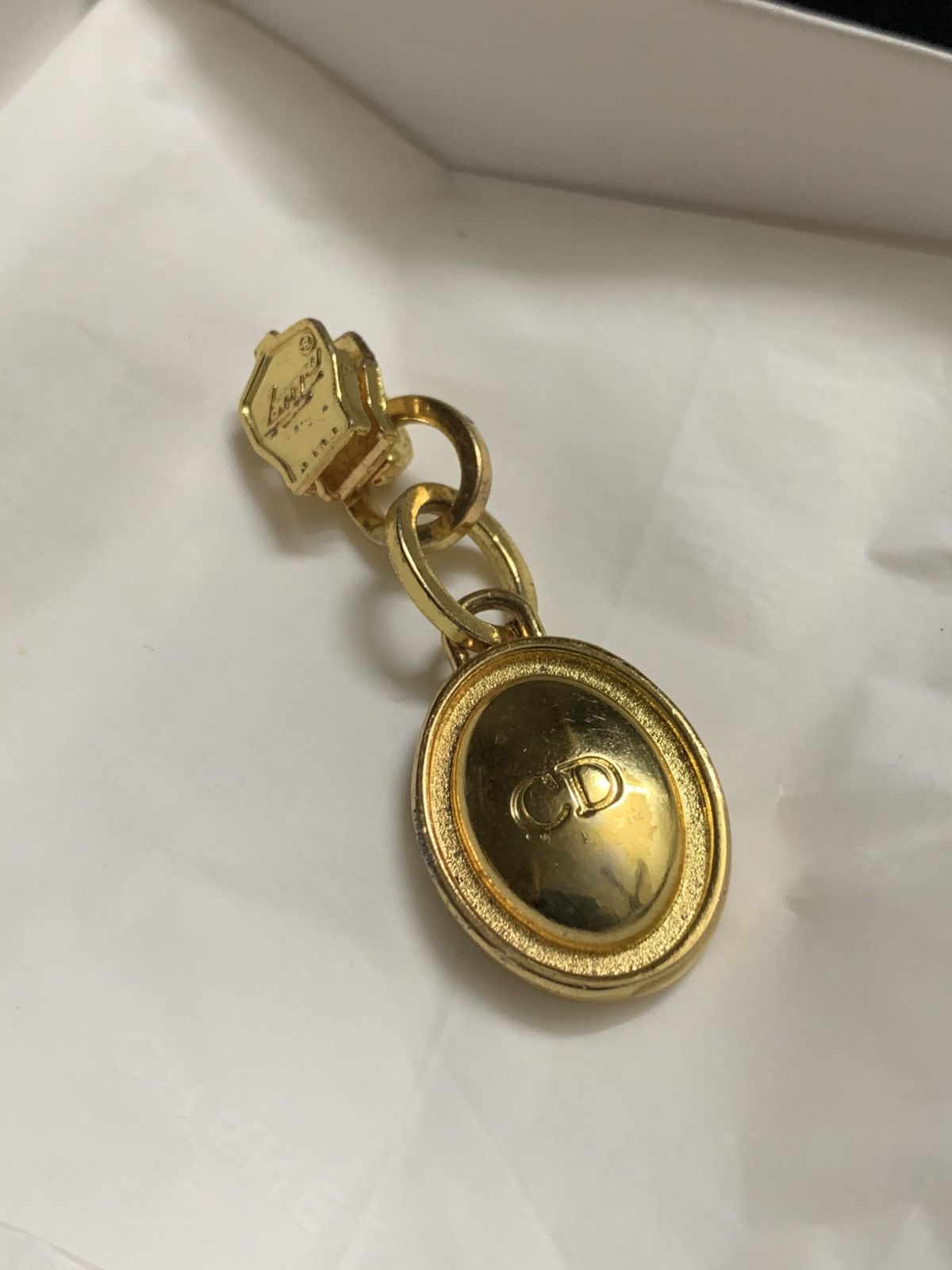 Christian Dior Monsieur Rare Vintage Christian dior CD logo pendant 80s Size ONE SIZE - 2 Thumbnail