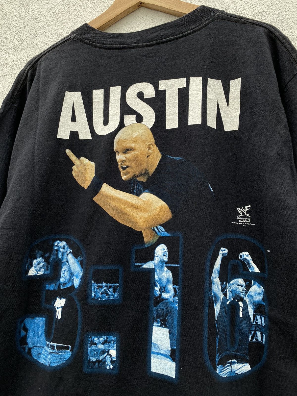 Rap Tees × Vintage × WWF Vintage Stone Cold Steve Austin © WWF 1998 Size US XL / EU 56 / 4 - 6 Thumbnail