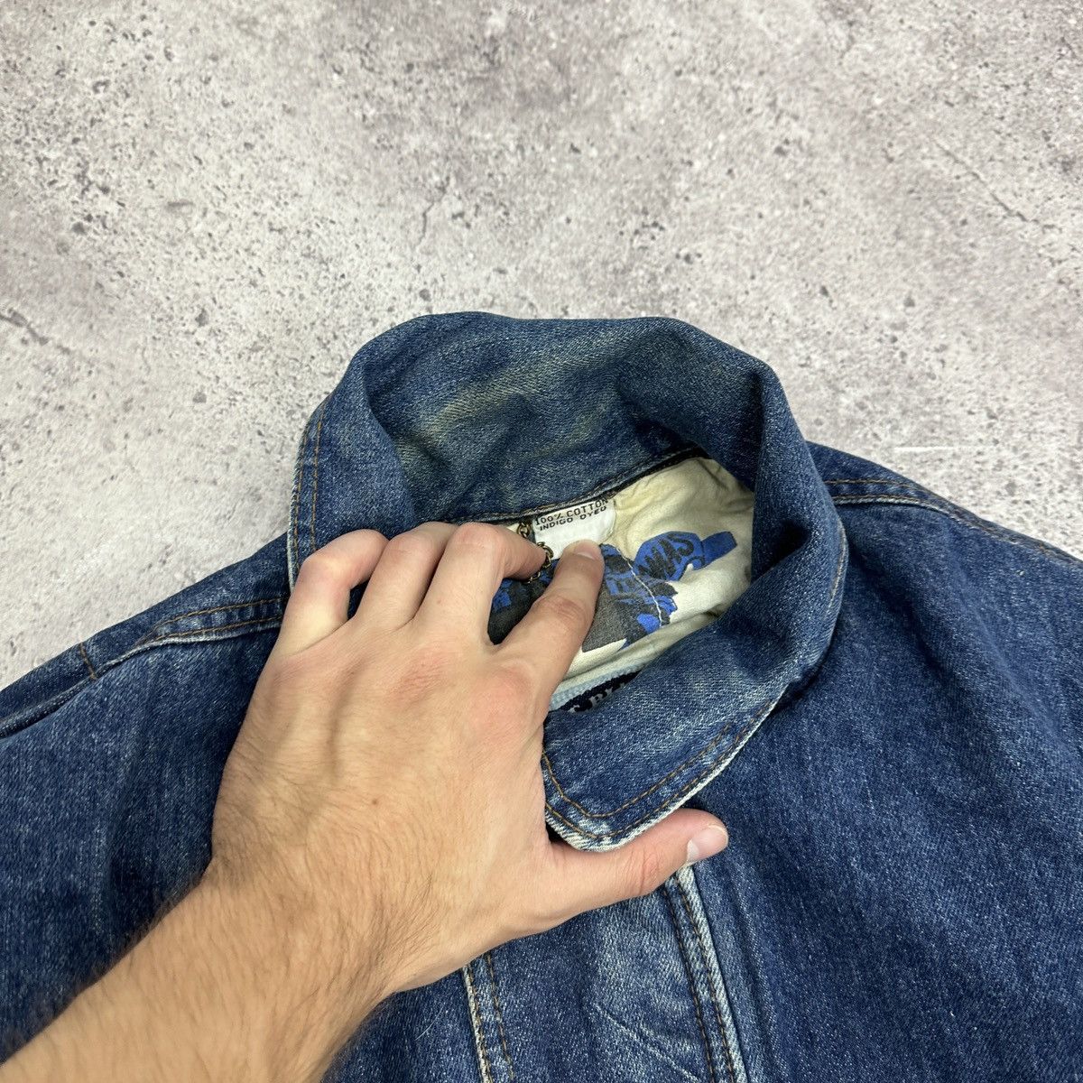 Vintage Vintage 90s Frank Thomas Denim moto jacket jeans y2k og hype Size US M / EU 48-50 / 2 - 7 Thumbnail