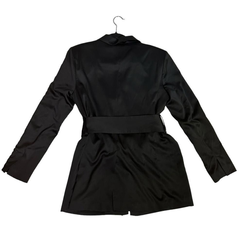 REVOLVE Danielle Bernstein l Belted Satin Blazer Small Size S / US 4 / IT 40 - 3 Thumbnail