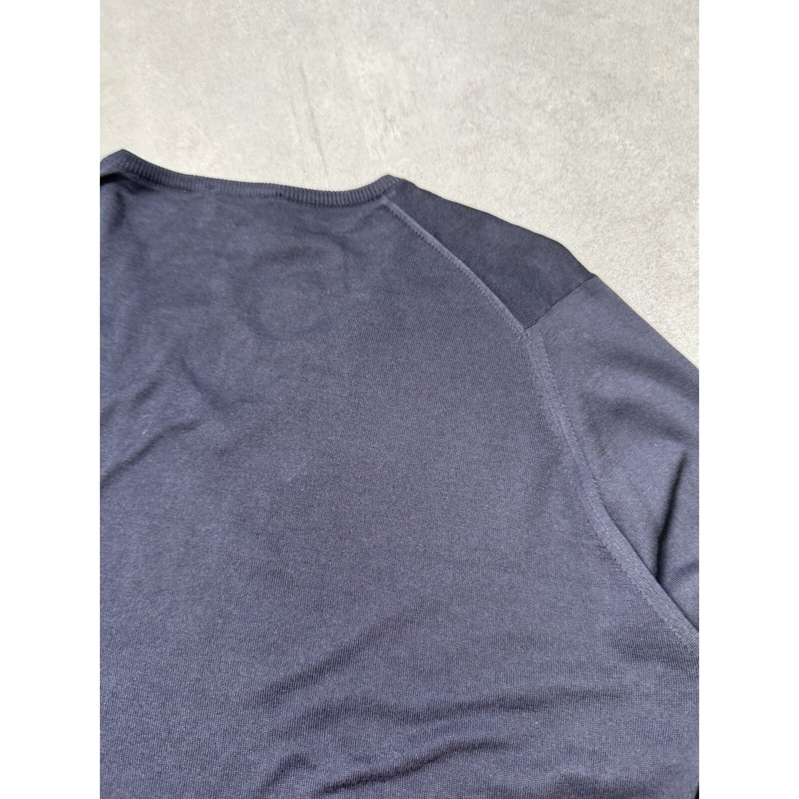 John Smedley John Smedley V Neck Men Sweater Cotton Jumper Pullover Size US L / EU 52-54 / 3 - 21 Thumbnail