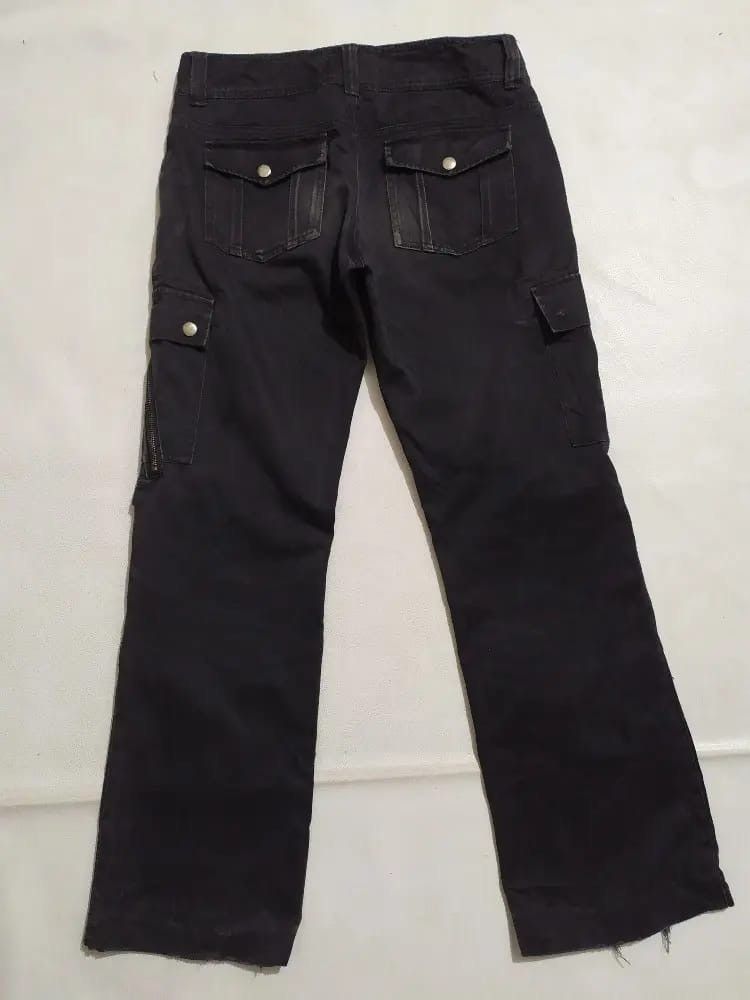 Japanese Brand PEEPUP Bondage Punk Zipper Style Split Pocket Pants Size US 29 - 6 Thumbnail