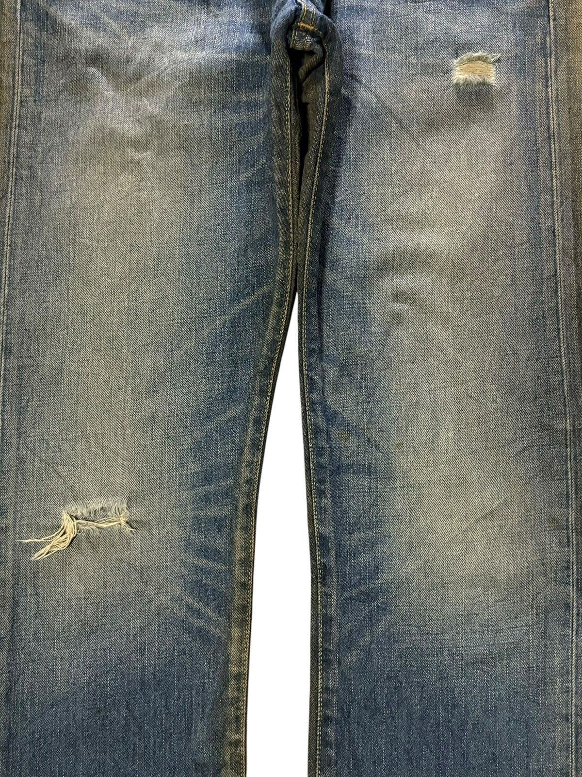 Levi's Vintage 90s Levis 505 Mud Wash Distressed Loose Jeans Size US 34 / EU 50 - 5 Thumbnail