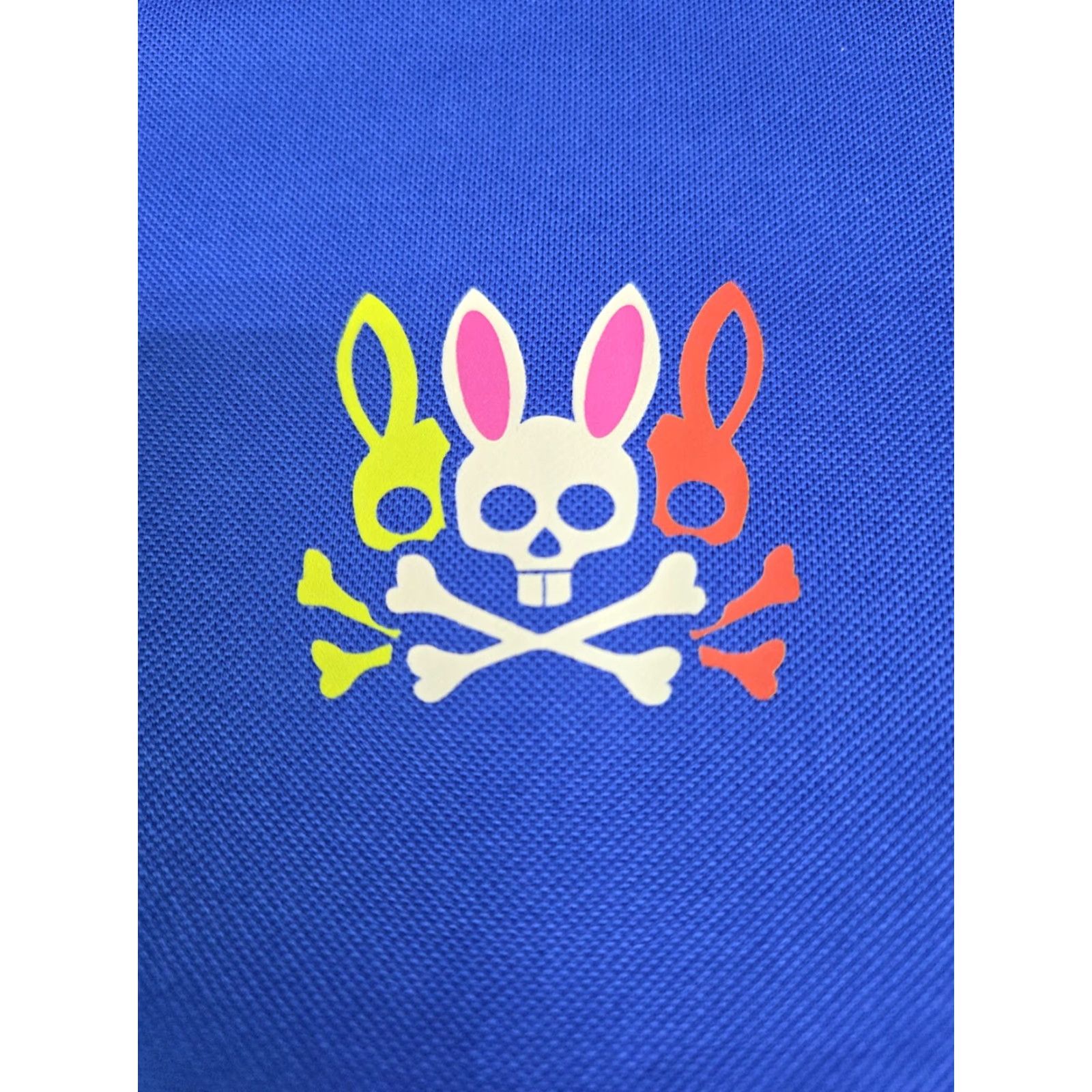 Psycho Bunny Psycho Bunny Polo Shirt Blue 2XL Men's Short Sleeve Casual Polo Shirt Solid Logo Bunny 100% Polyester Knit Size US XXL / EU 58 / 5 - 4 Thumbnail