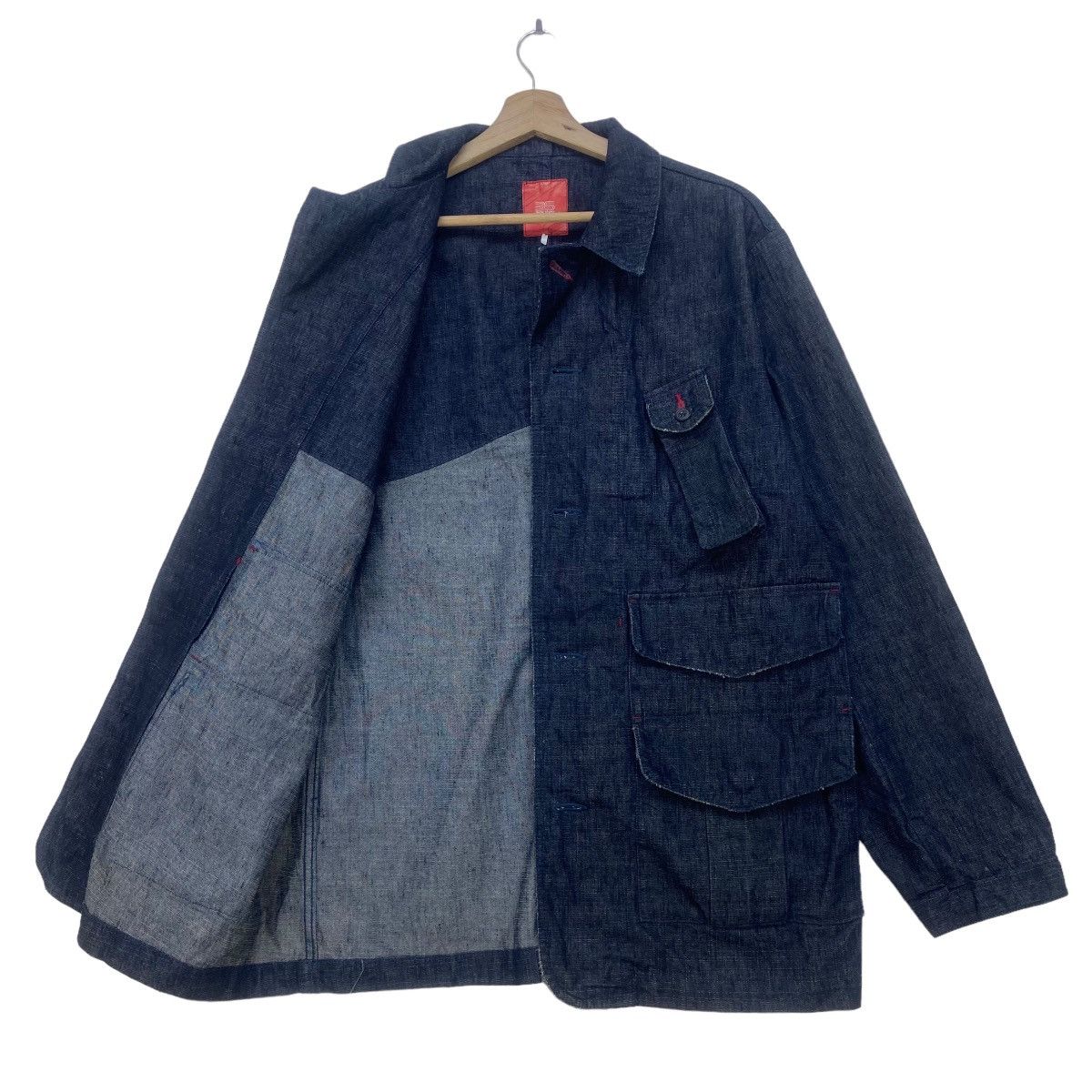 Japanese Brand Japanese Brand 3S Three Styles Distressed Denim Jacket Size US M / EU 48-50 / 2 - 5 Thumbnail