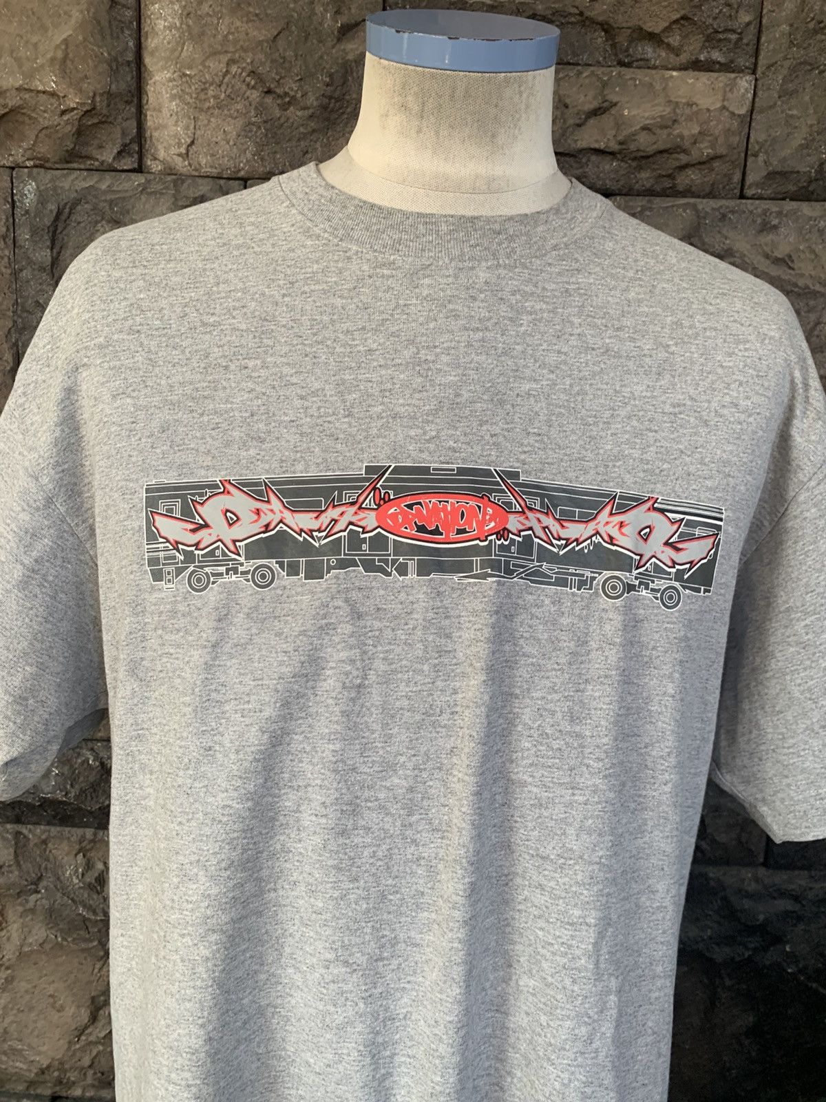 Vintage Vintage Top Nation Japanese Brand Modern Streetwear T shirt Size US L / EU 52-54 / 3 - 2 Thumbnail