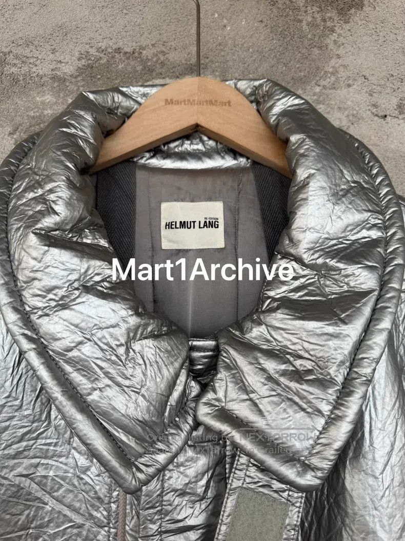 Helmut Lang HELMUT LANG Shiny Silver Space Series Jacket Size US M / EU 48-50 / 2 - 4 Thumbnail