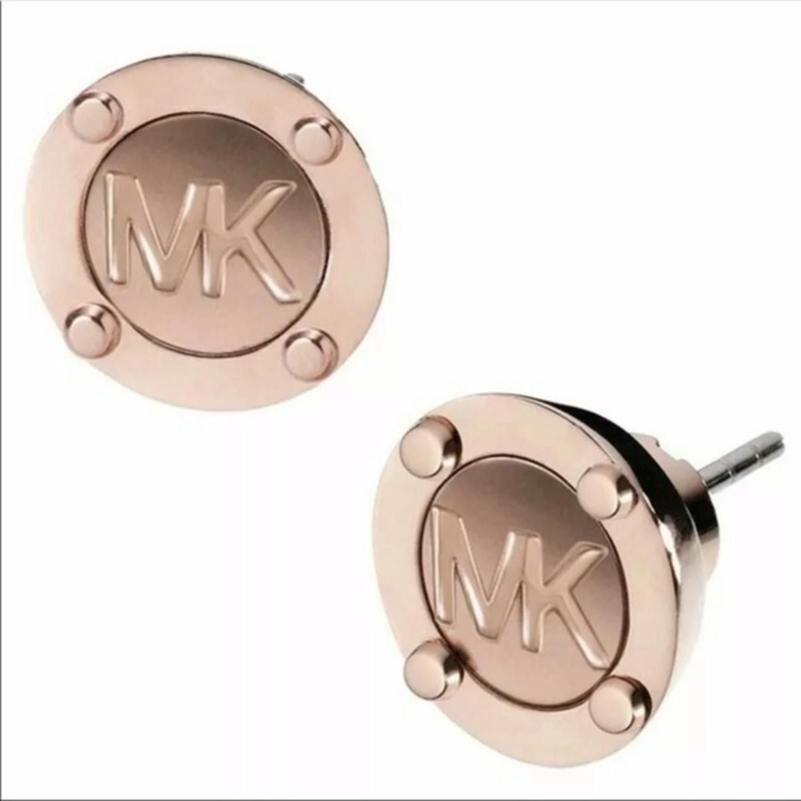 Michael Kors Michael Kors Rose Gold Logo Stud Earrings NWT​​​​​​​​​ Size ONE SIZE - 2 Thumbnail