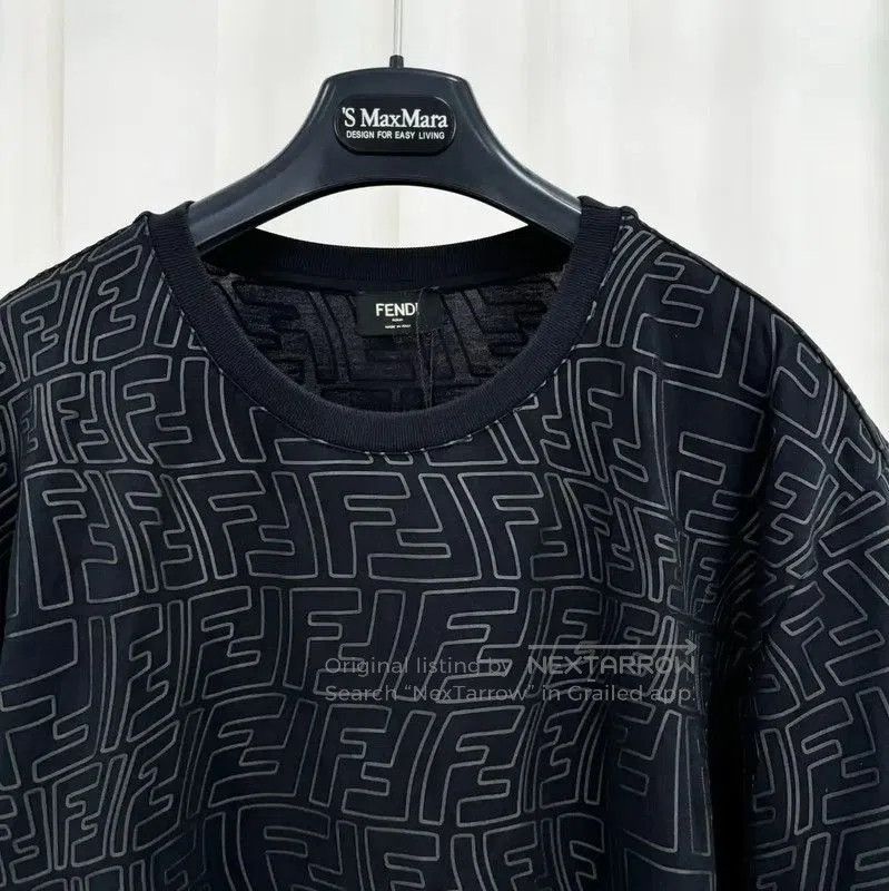 Fendi Fendi Black LOGO Short Sleeve T-Shirt . Size US L / EU 52-54 / 3 - 3 Thumbnail