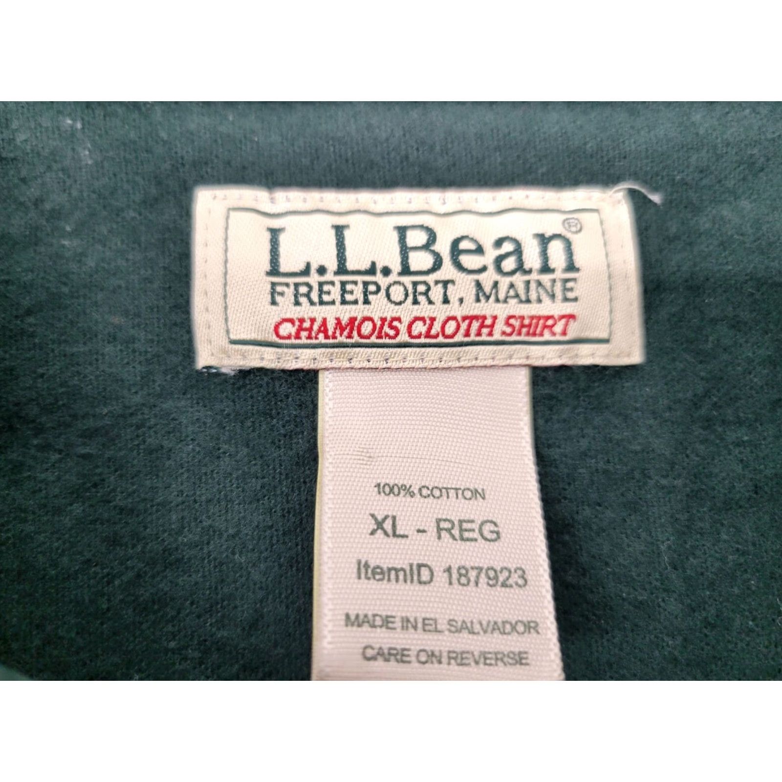 Vintage VINTAGE? No. (But follow structure) LL BEAN CHAMOIS Fleece Button Down Long Sleeve Shirt Jacket Men XL Regular Size US XL / EU 56 / 4 - 8 Thumbnail