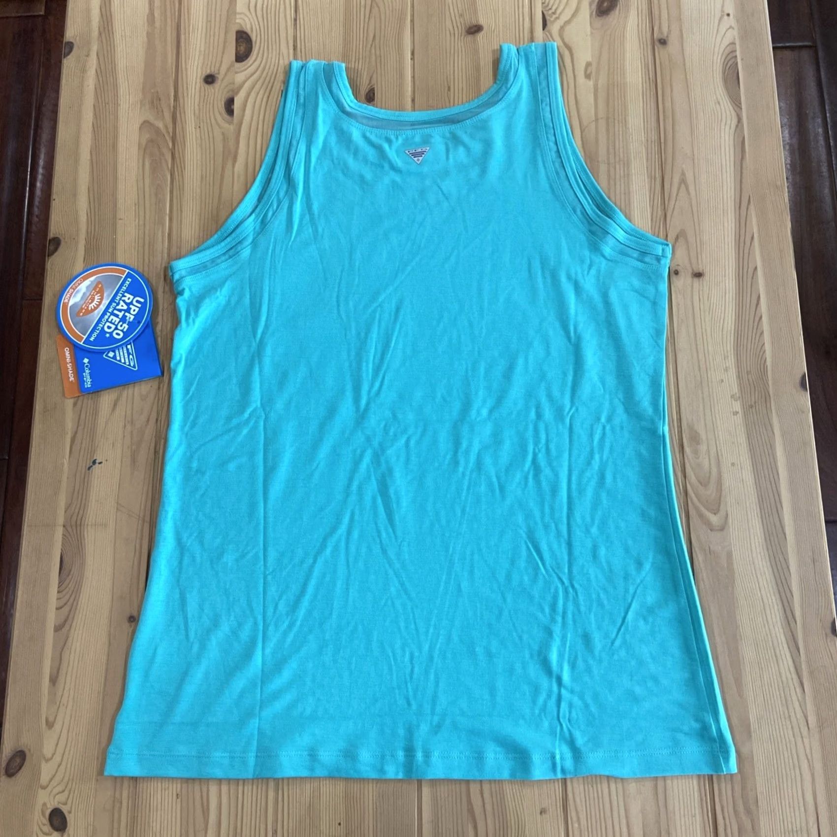 Vintage Columbia Slack Water Knit Tank II Womens Medium Blue Shirt UPF 50 Omni-Shade Size M / US 6-8 / IT 42-44 - 6 Thumbnail