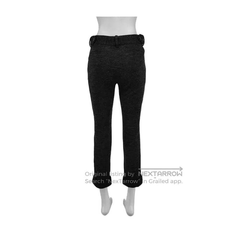 Louis Vuitton Louis Vuitton Women's Black Grey Wool Casual Pants . Size 23" - 2 Thumbnail