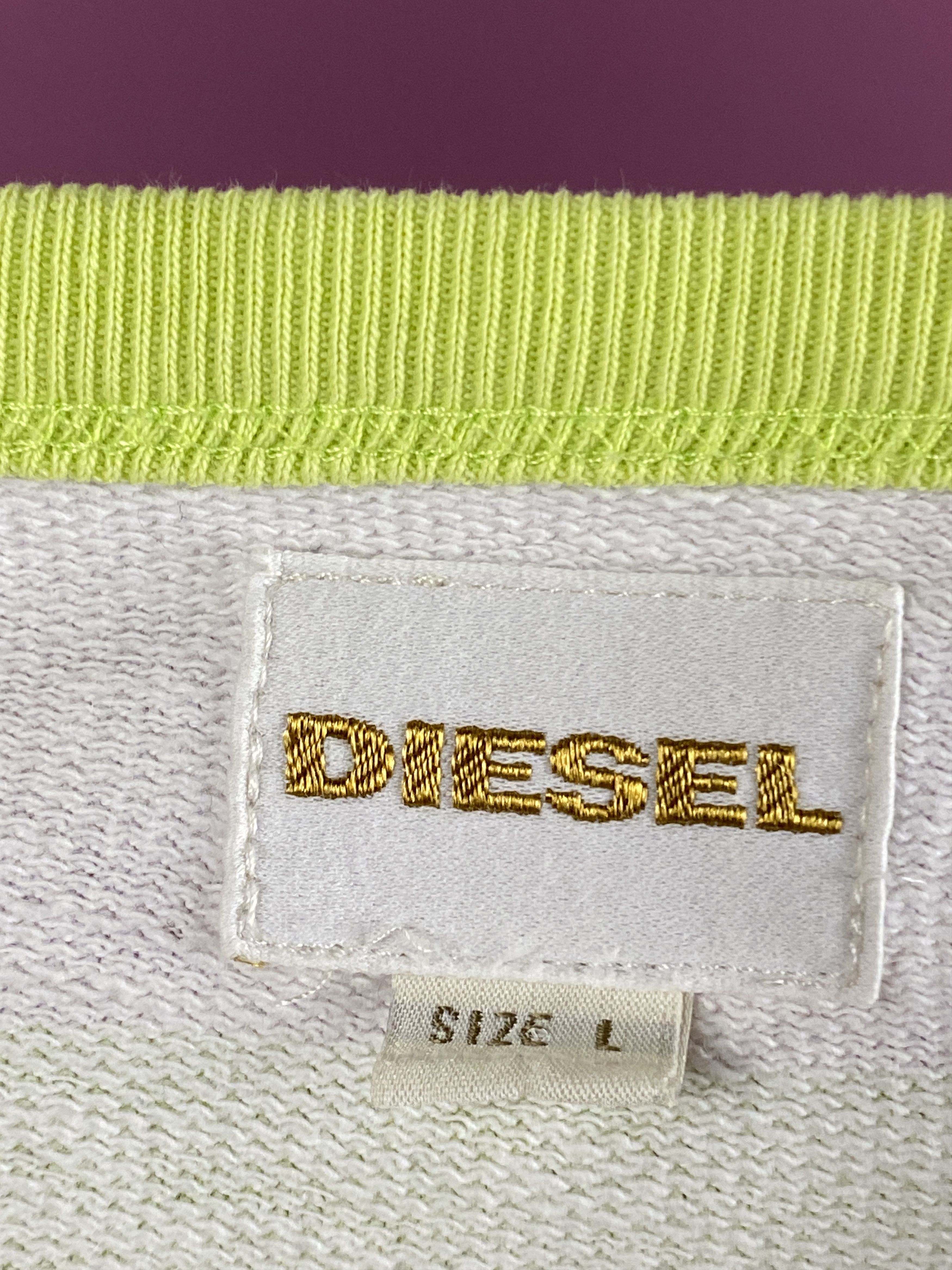 Diesel × Vintage Diesel Vintage Men's Big Logo Sweatshirt - L Size US L / EU 52-54 / 3 - 7 Thumbnail
