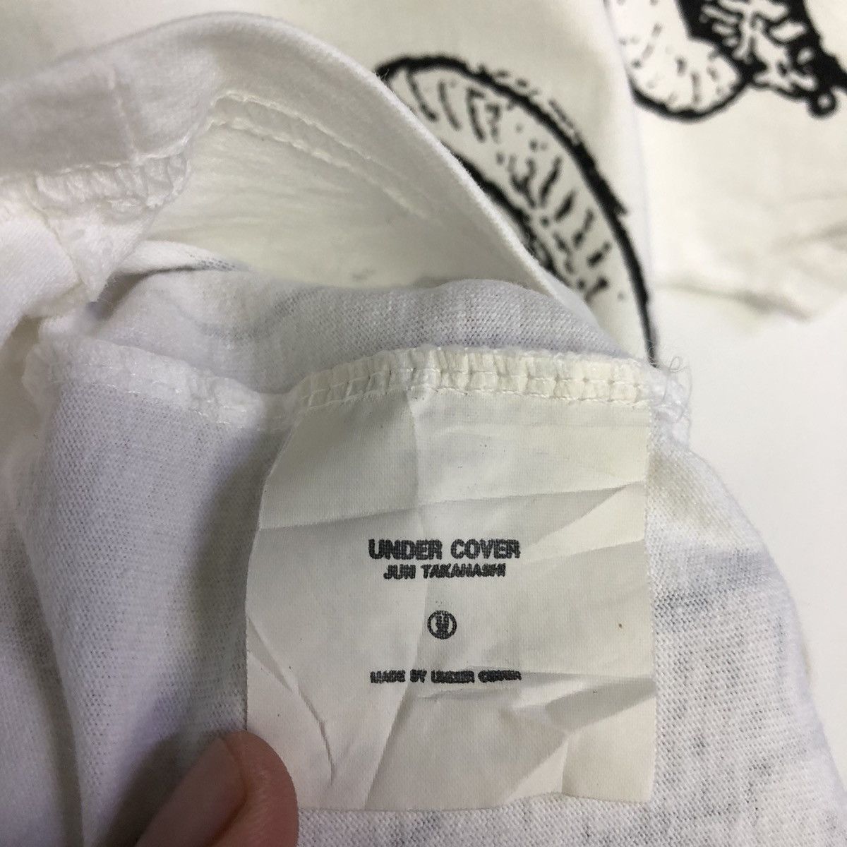 Jun Takahashi × Undercover Undercover 02SS HAZE period hamburger all-over print Tshirt Size US M / EU 48-50 / 2 - 15 Thumbnail