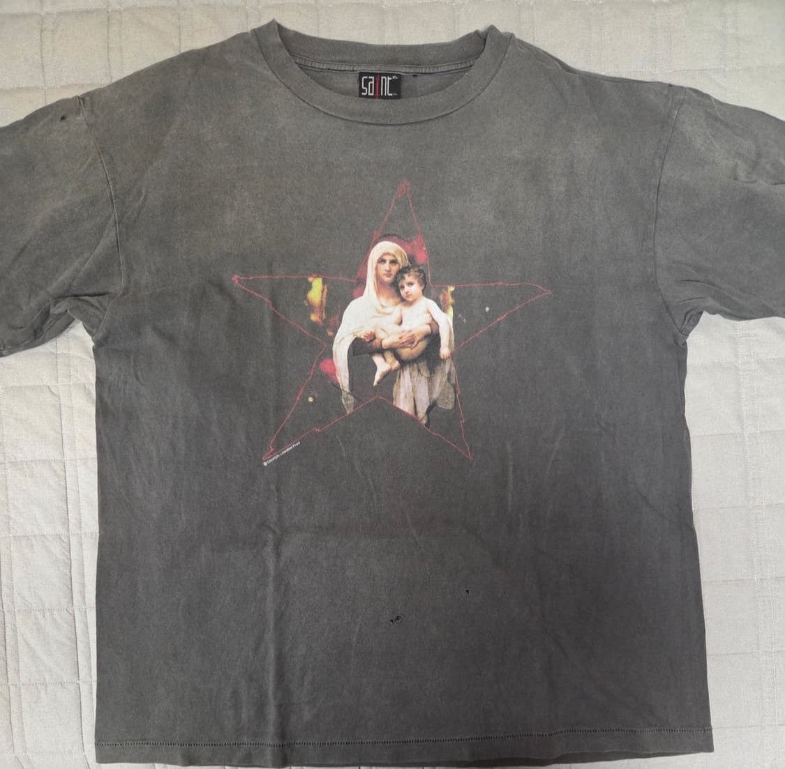Saint Michael Saint Michael Star Maria Gory Luxury T-Shirts Size US XL / EU 56 / 4 - 1 Thumbnail